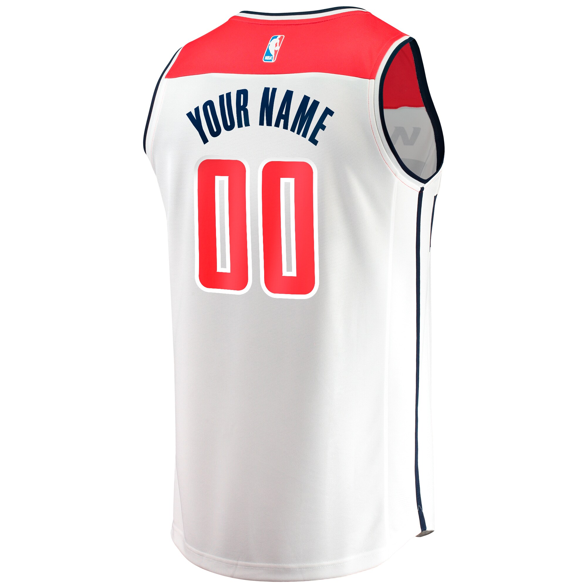 Washington Wizards Fanatics Youth Fast Break Replica Custom Jersey - Association Edition - White