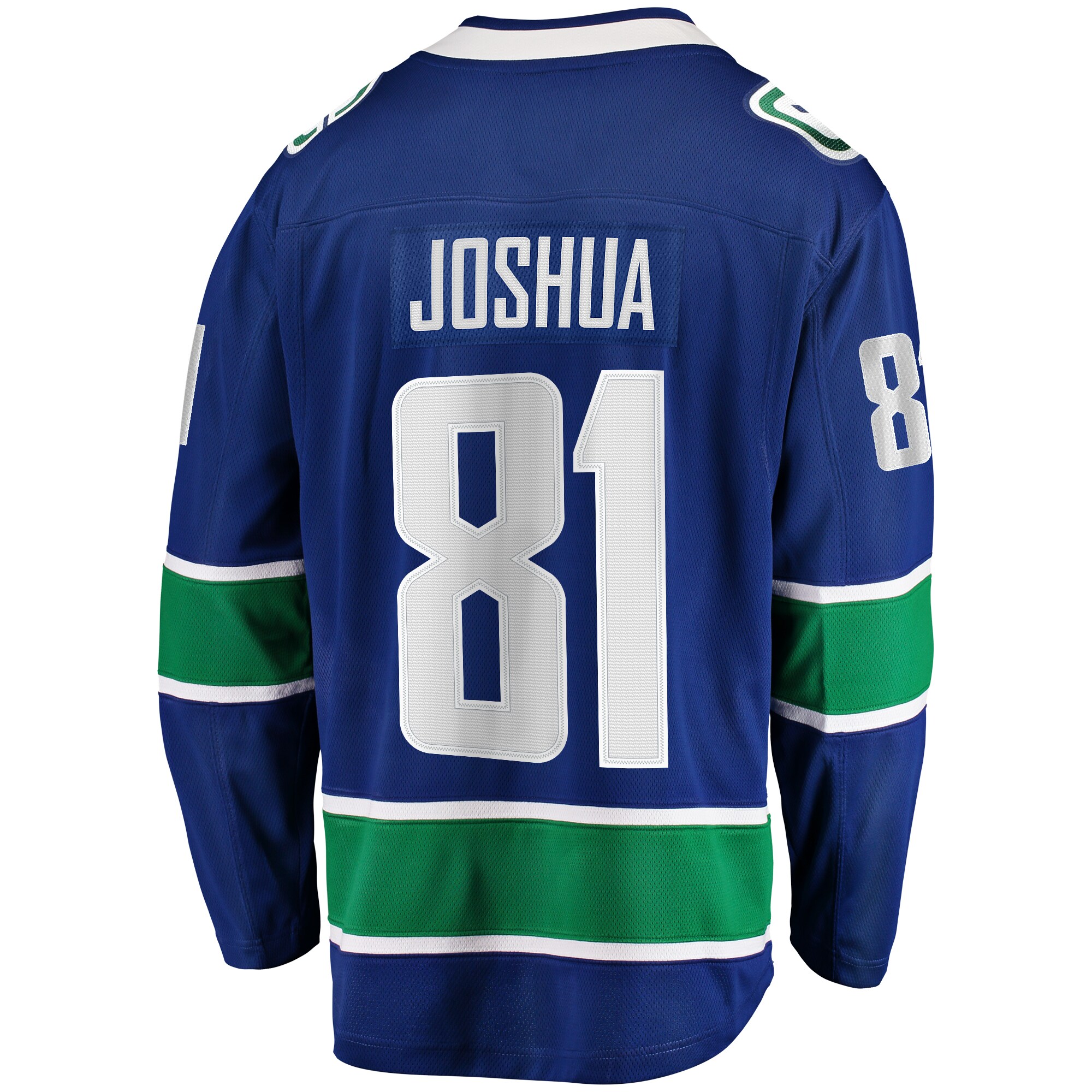 Dakota Joshua Vancouver Canucks Fanatics Home Premier Breakaway Player Jersey - Blue