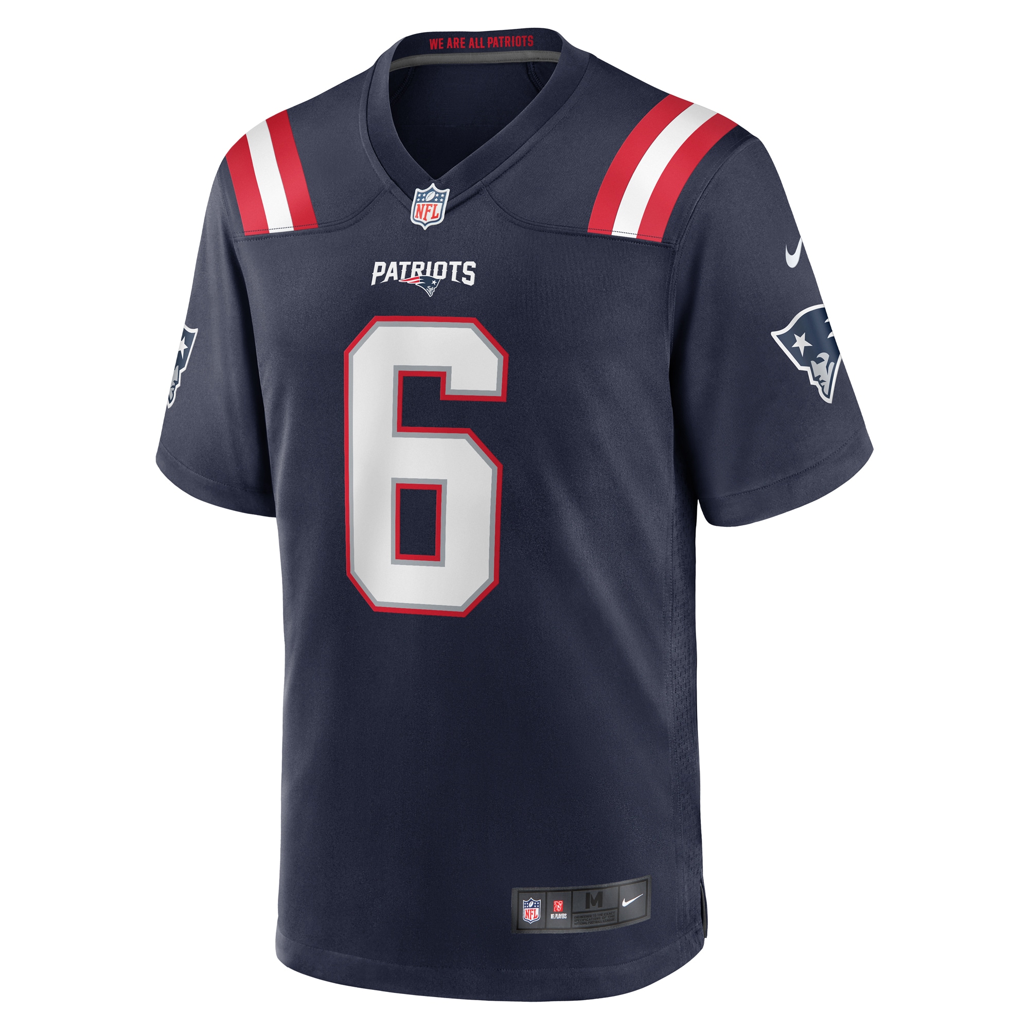 Christian Gonzalez New England Patriots  Team Game Jersey -  Navy