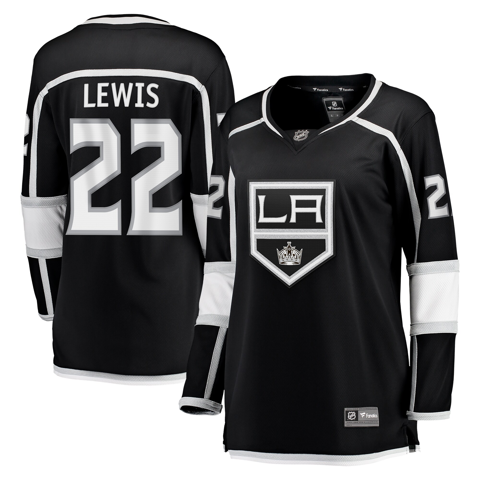 Trevor Lewis Los Angeles Kings Fanatics Women's Home Breakaway Player Jersey - Black