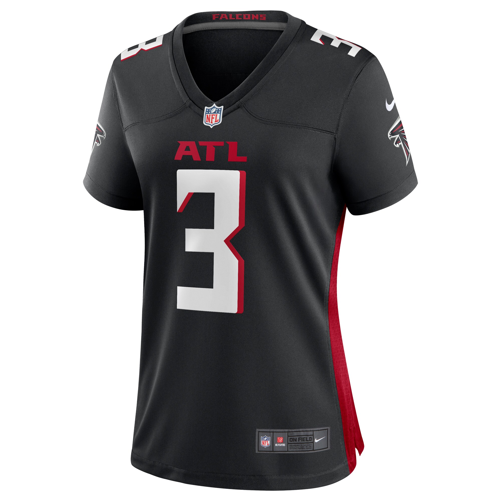 Jessie Bates III Atlanta Falcons  Women's Game Player Jersey - Black