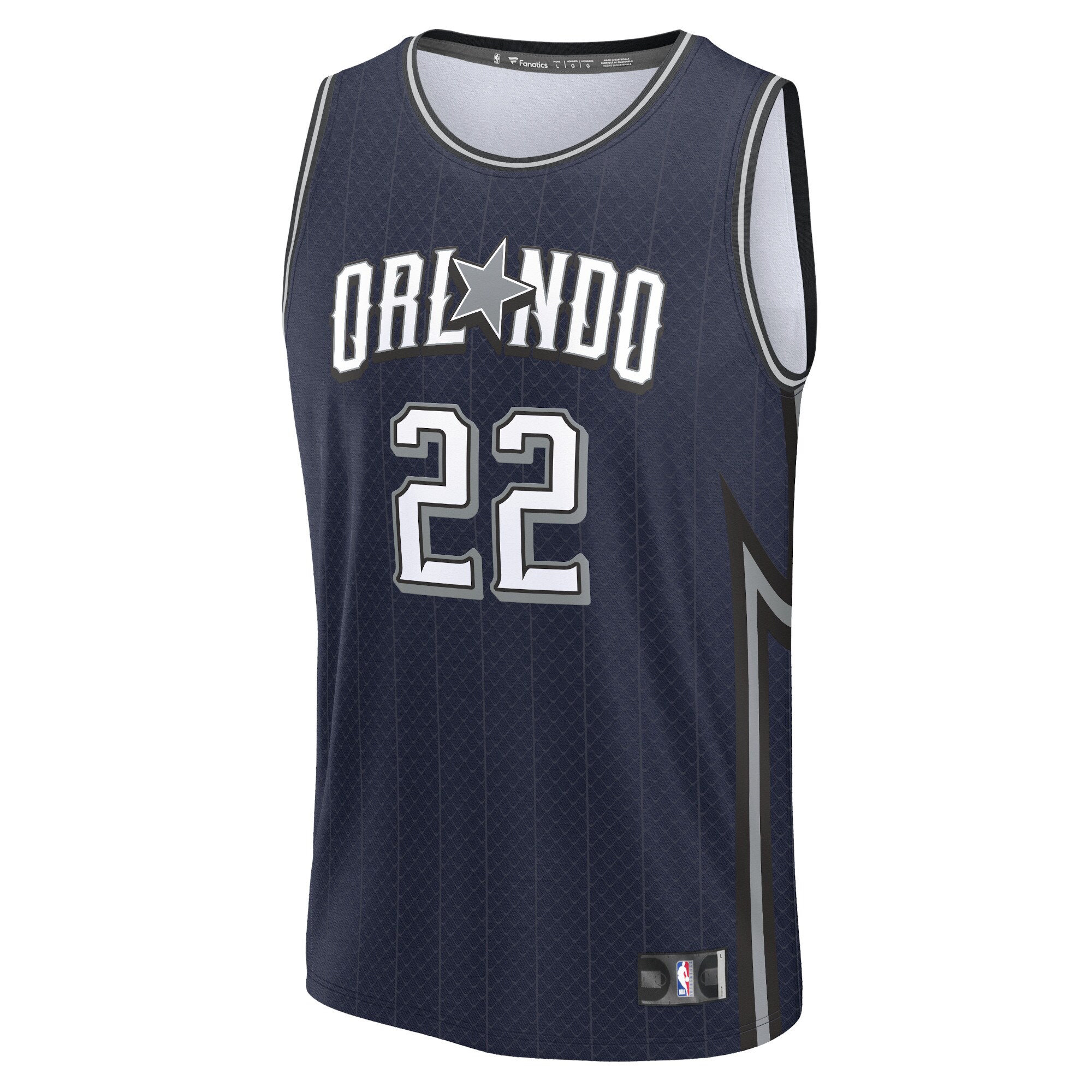 Franz Wagner Orlando Magic Fanatics Youth Fast Break Jersey - Navy - City Edition