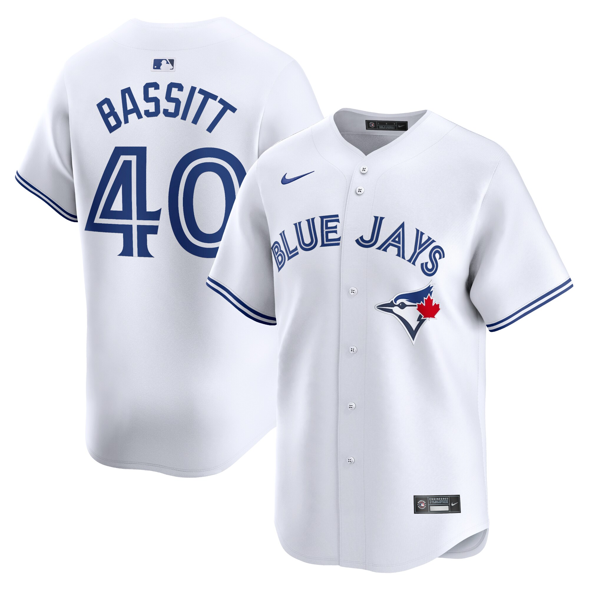 Chris Bassitt Toronto Blue Jays  Home Limited Player Jersey - White