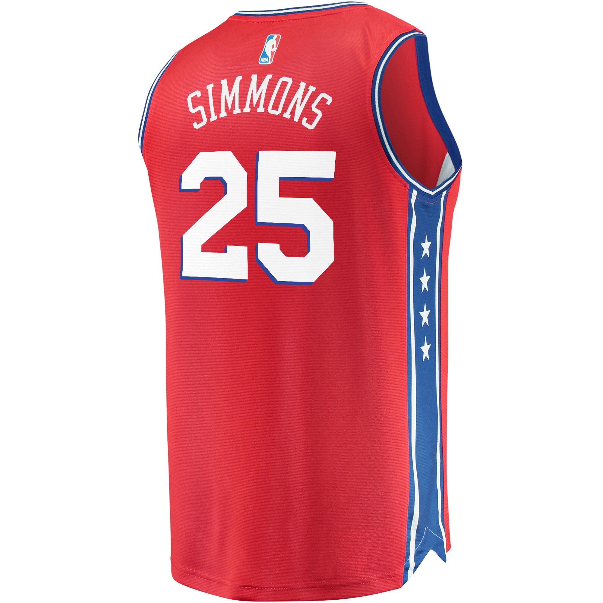 Ben Simmons Philadelphia 76ers Fanatics Youth Fast Break Replica Player Team Jersey - Statement Edition - Red