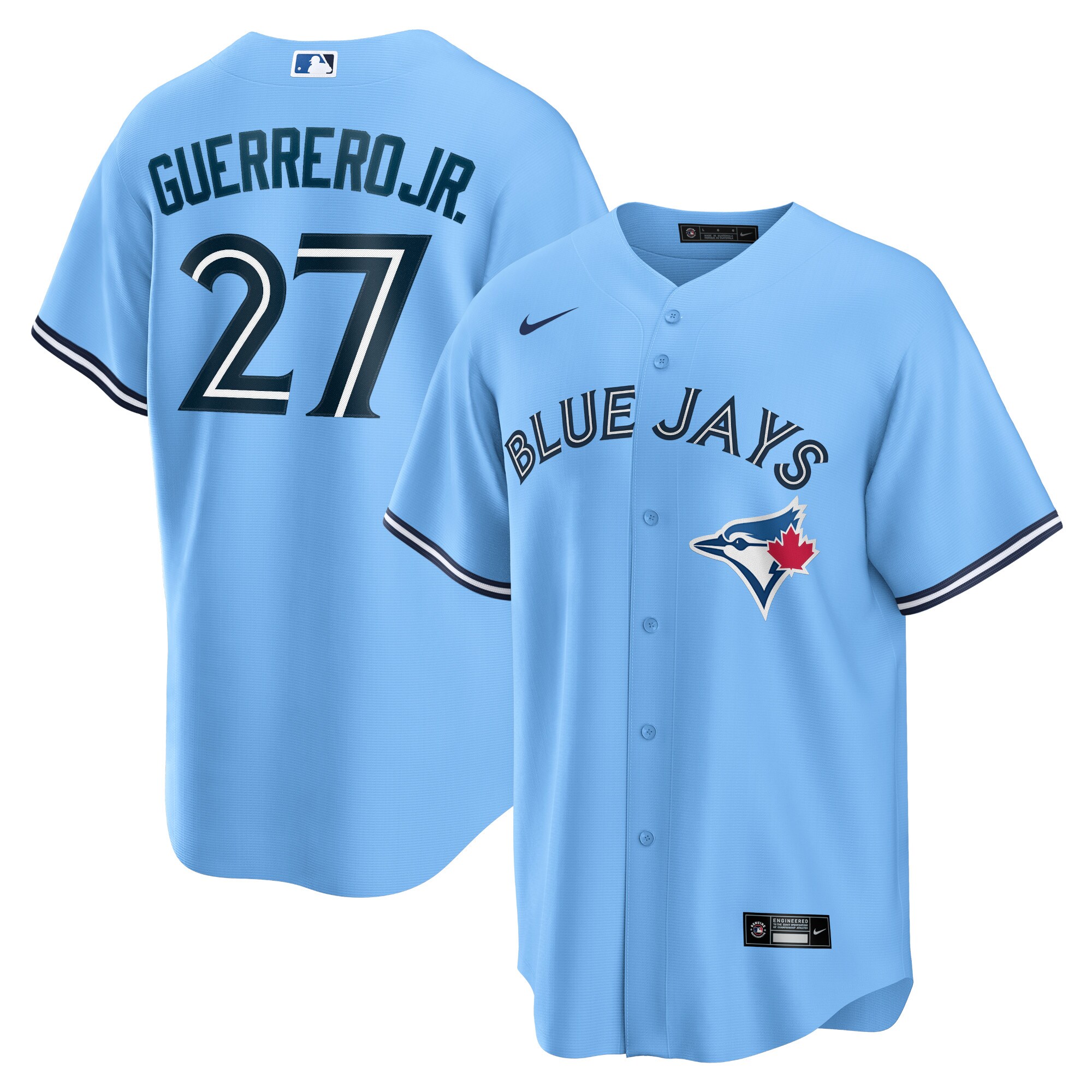 Vladimir Guerrero Jr. Toronto Blue Jays  Alternate Replica Player Jersey - Powder Blue