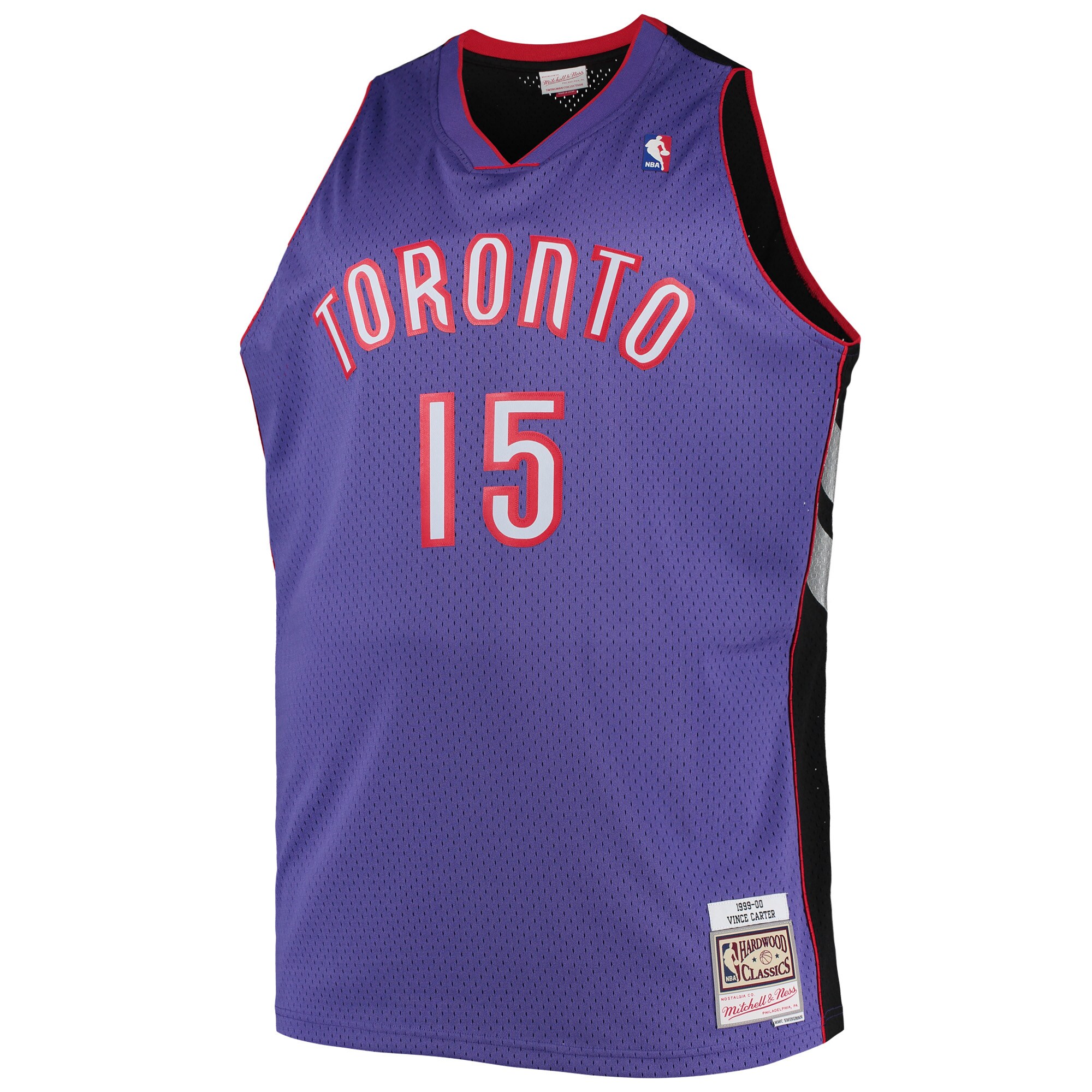 Vince Carter Toronto Raptors Mitchell & Ness Big & Tall 1999\/00 Hardwood Classics Swingman Jersey - Purple