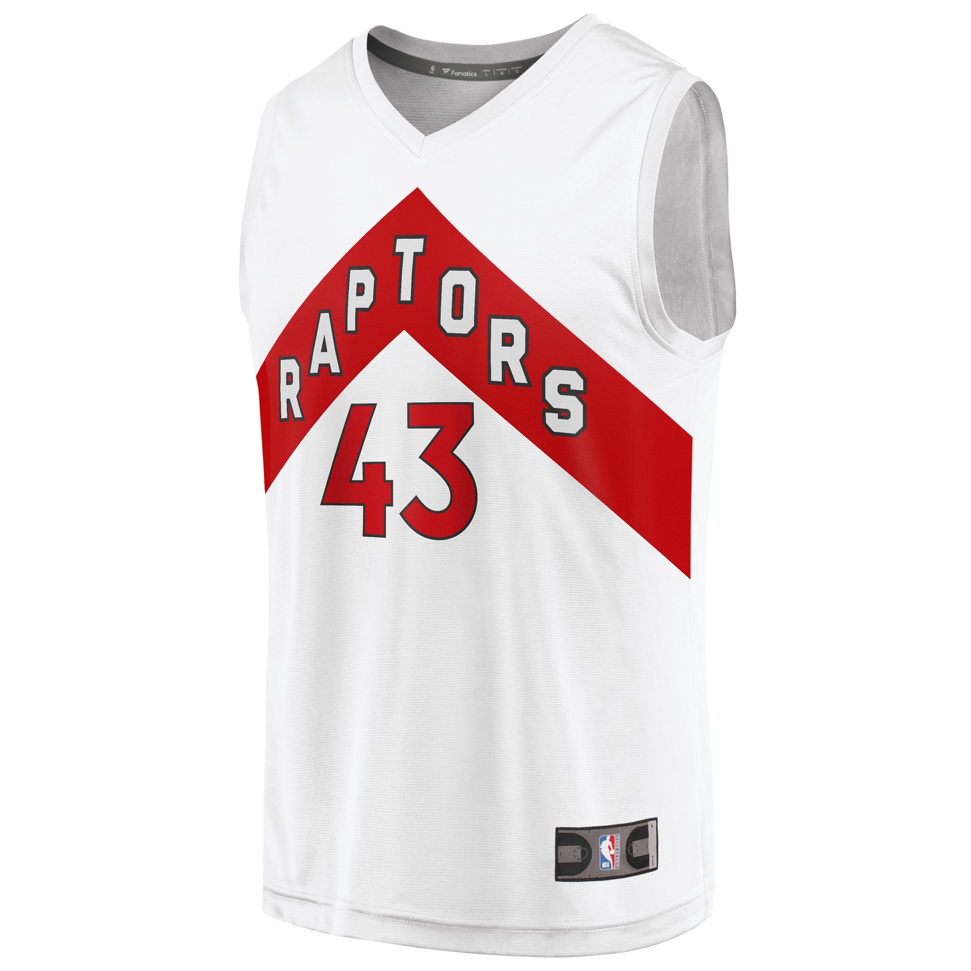 Pascal Siakam Toronto Raptors Fanatics Fast Break Replica Player Jersey White - Association Edition