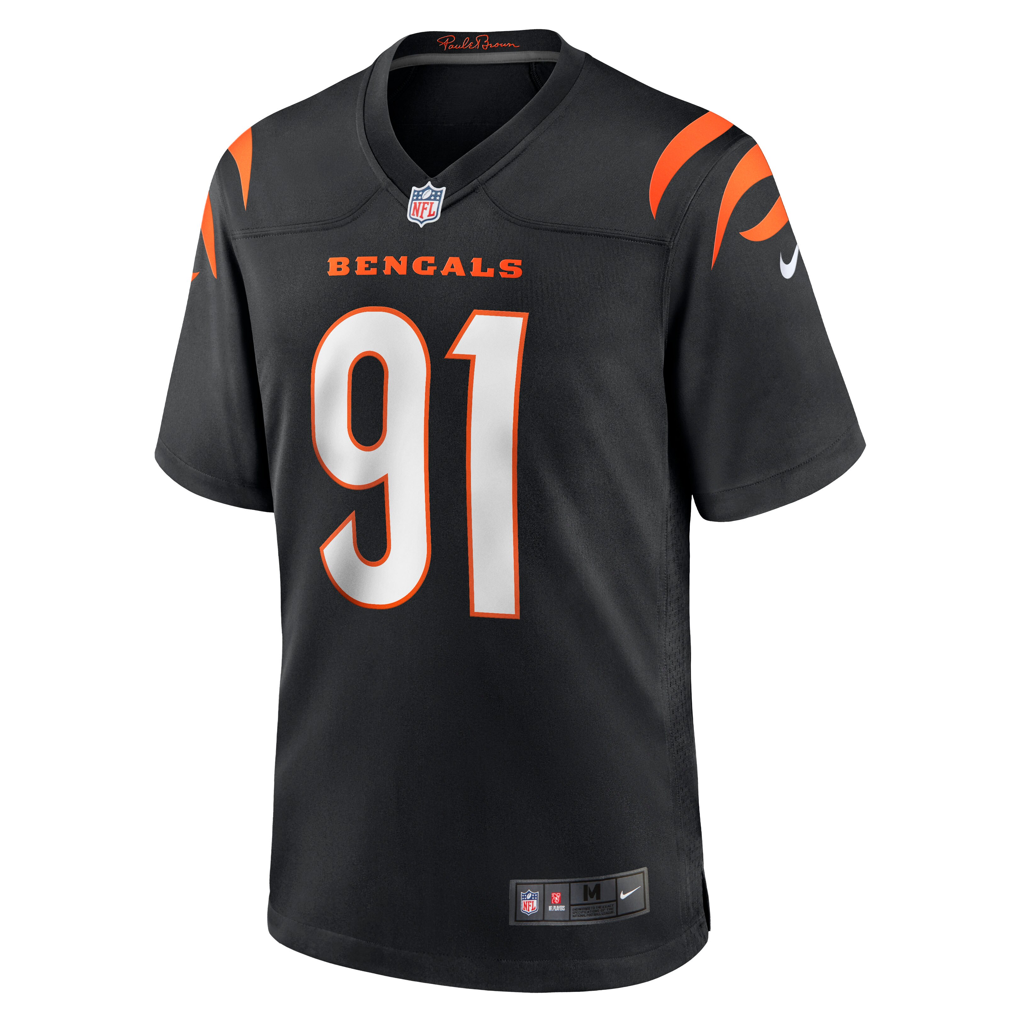 Trey Hendrickson Cincinnati Bengals  Game Jersey - Black