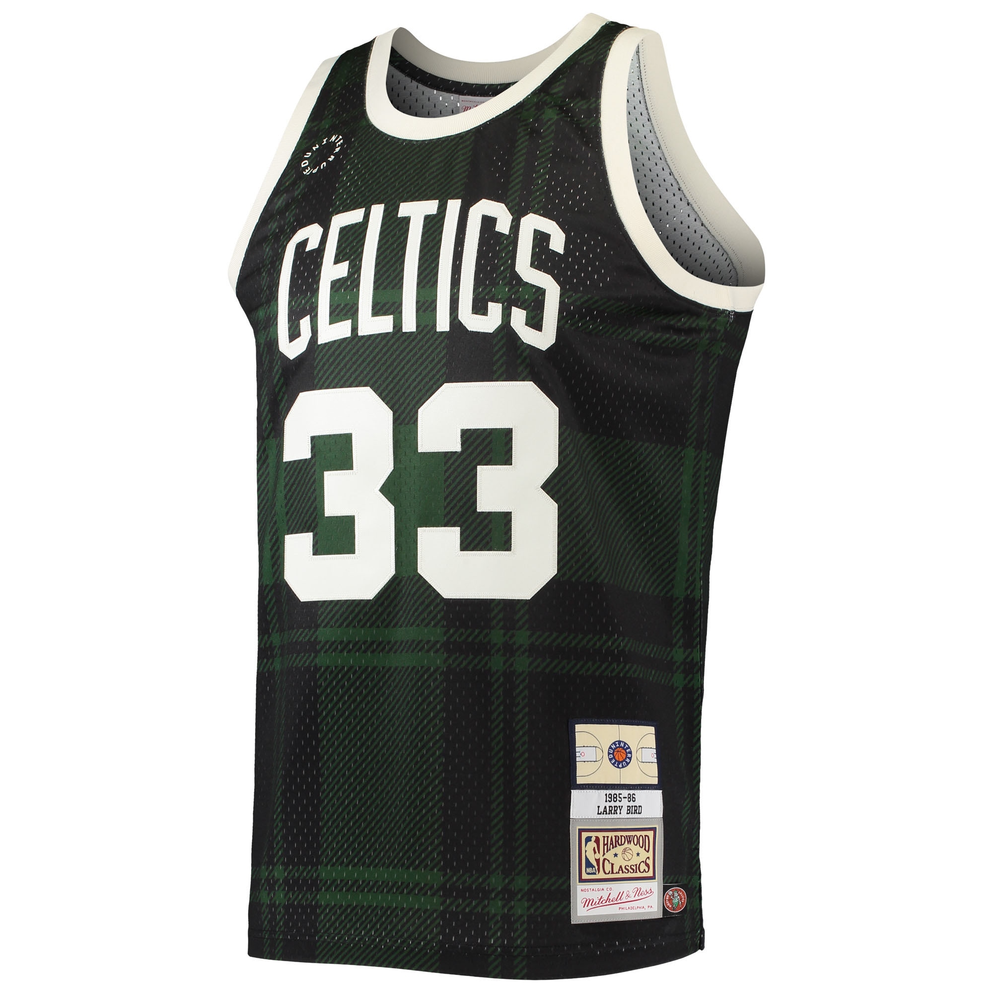 Larry Bird Boston Celtics Mitchell & Ness 1985\/86 Hardwood Classics Uninterrupted Swingman Jersey - Black