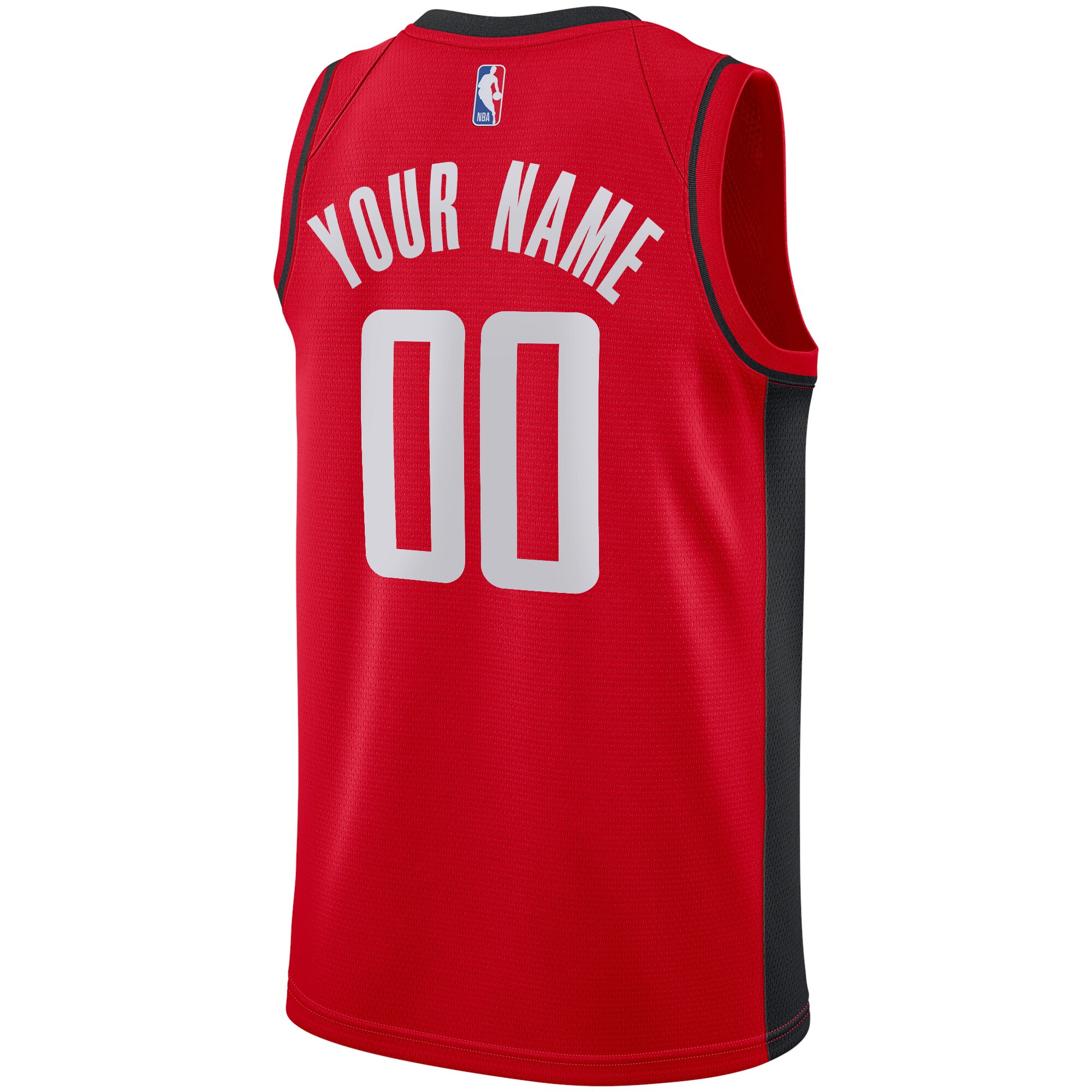 Houston Rockets  Custom Swingman Jersey - Icon Edition - Red