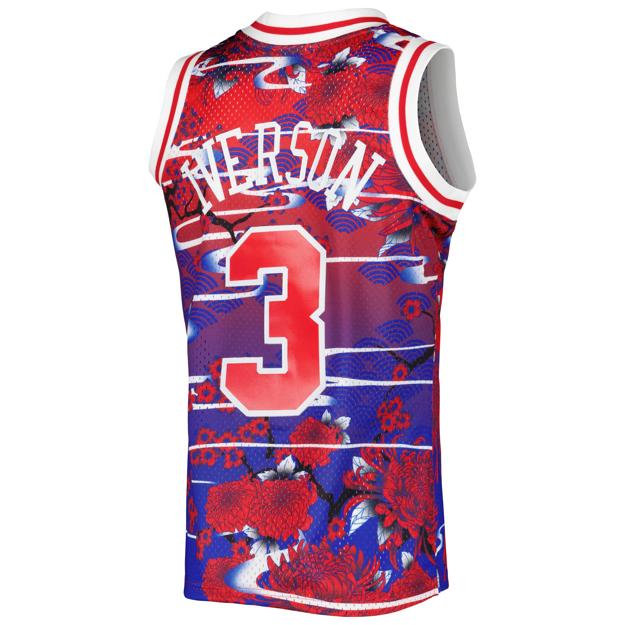 Allen Iverson Philadelphia 76ers Mitchell & Ness 1996\/97 Hardwood Classics Lunar New Year Swingman Jersey - Red