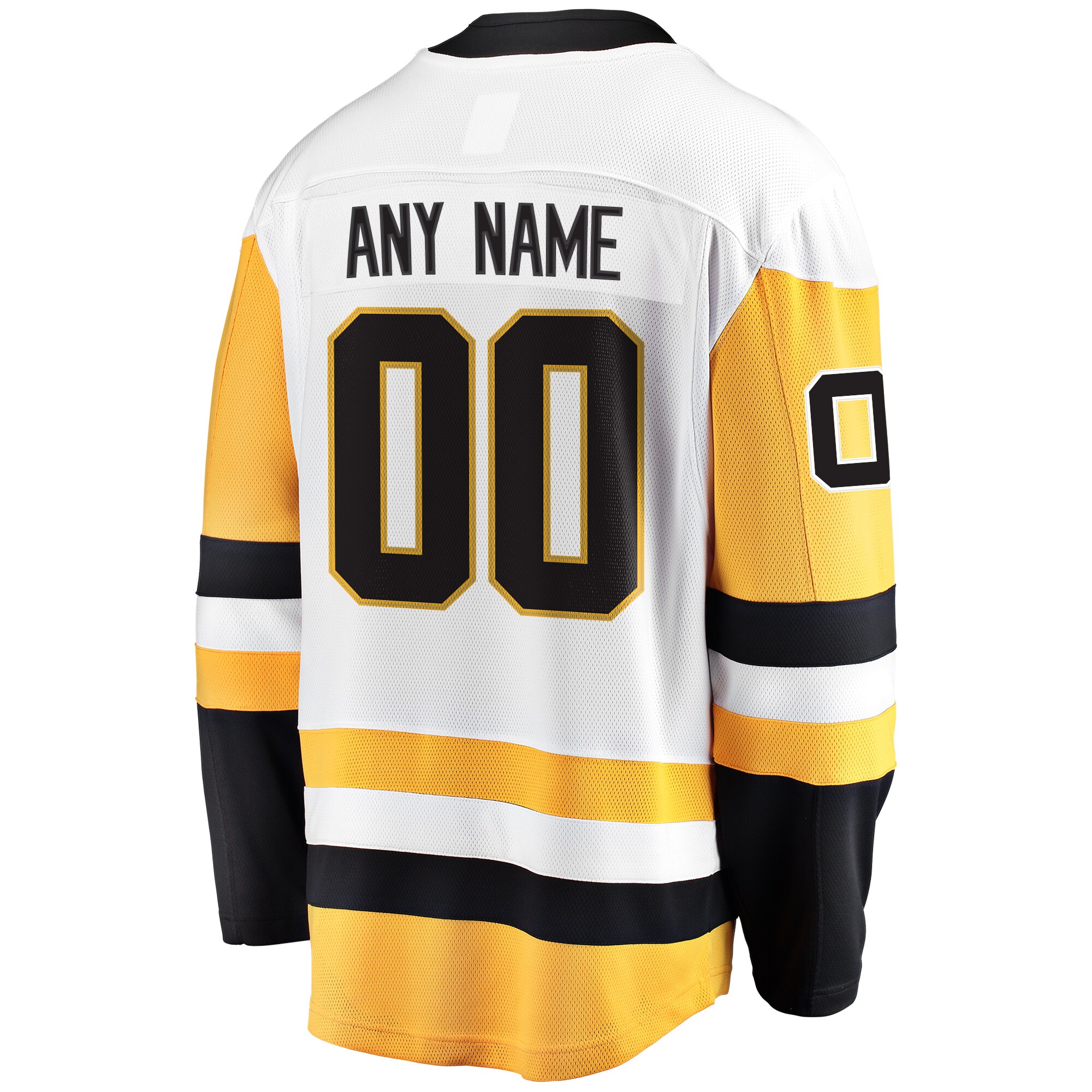 Pittsburgh Penguins Fanatics Away Breakaway Custom Jersey - White