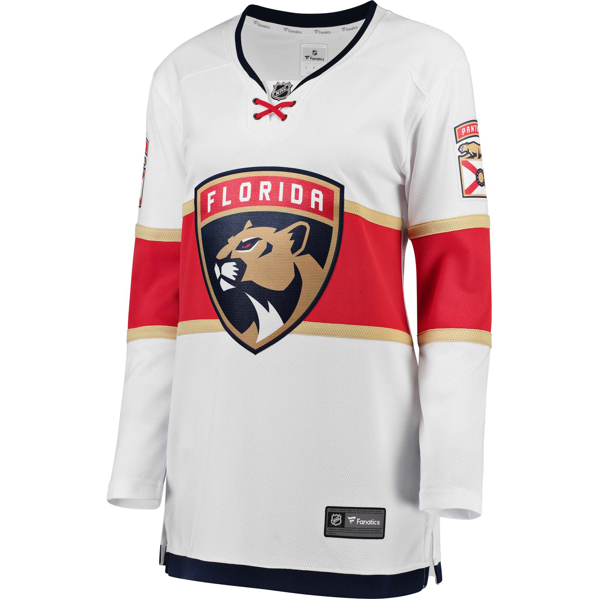 Florida Panthers Fanatics Women's Away Breakaway Jersey - White
