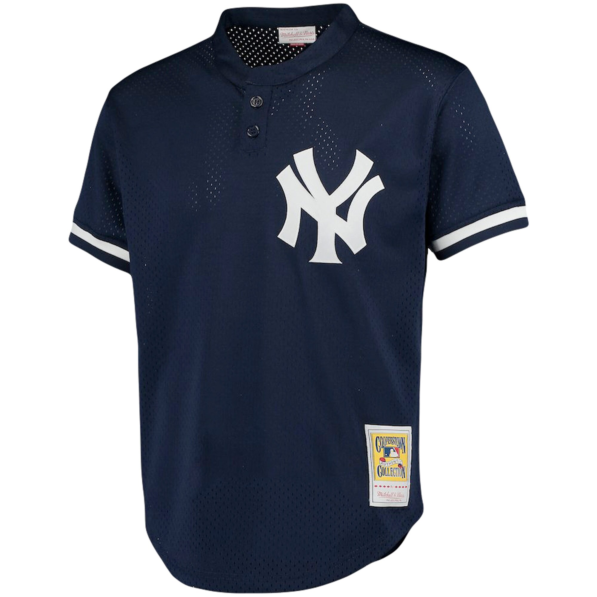 Mariano Rivera New York Yankees Mitchell & Ness Cooperstown Collection Big & Tall Mesh Batting Practice Jersey - Navy
