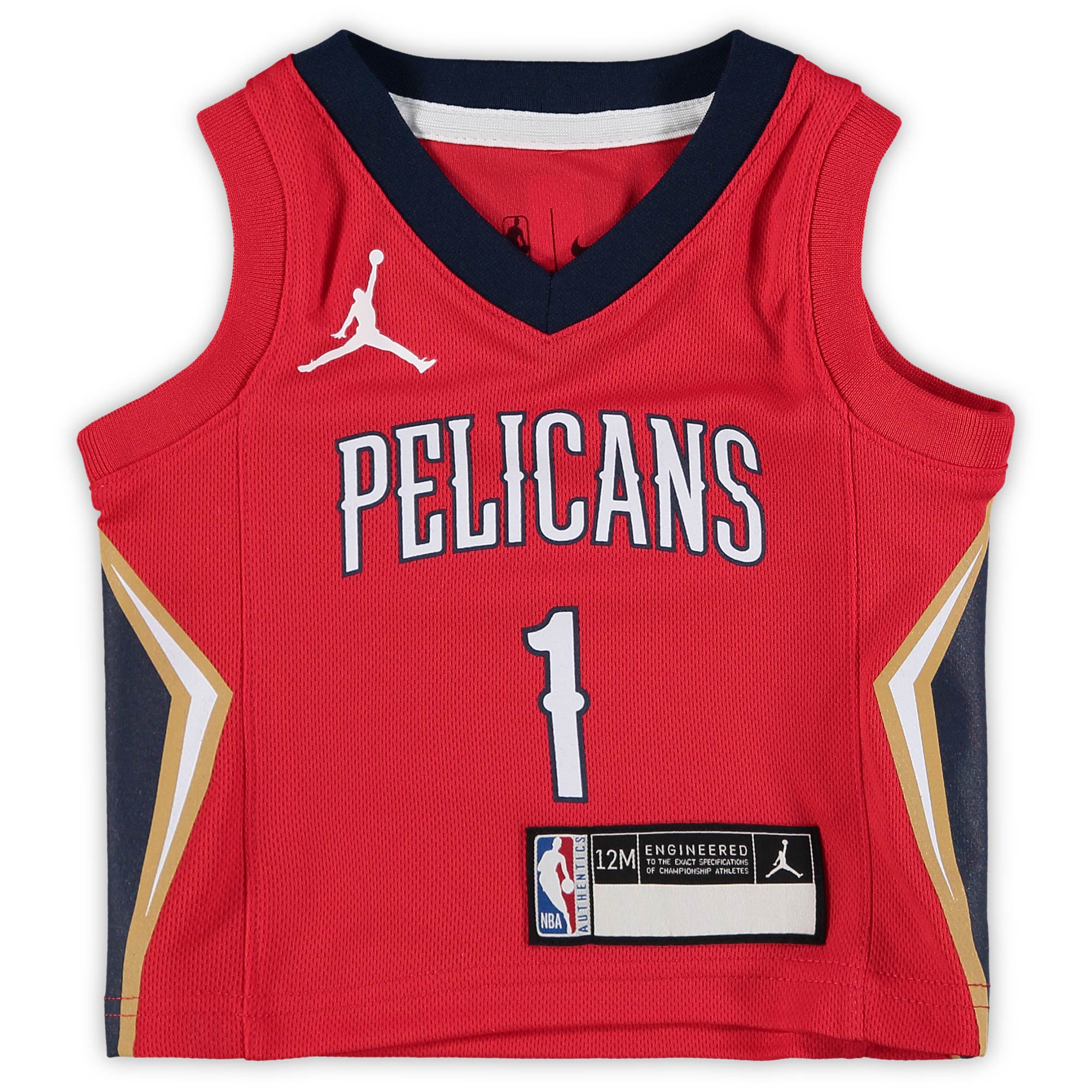 Zion Williamson New Orleans Pelicans Jordan Brand Infant 2020\/21 Jersey - Statement Edition - Red
