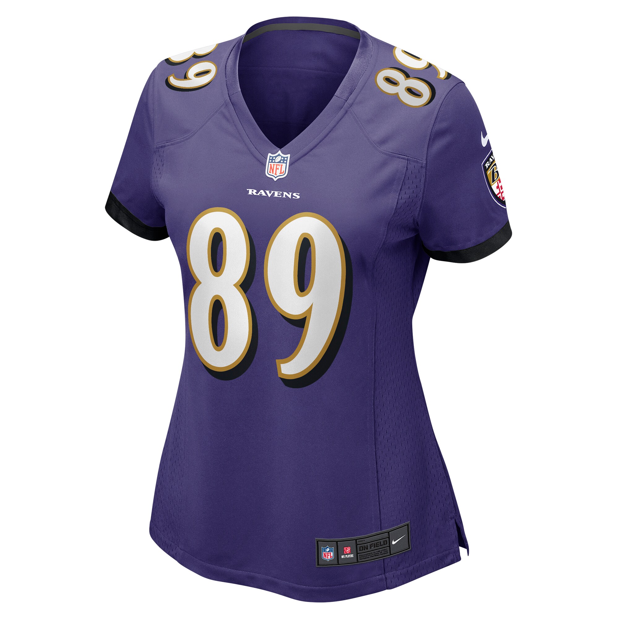 Steve Smith Sr. Baltimore Ravens  Women's Retired Player Game Jersey - Purple