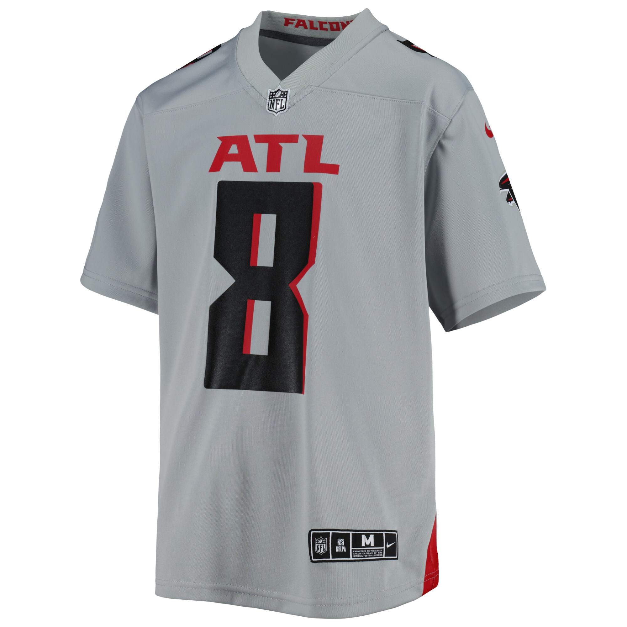 Kyle Pitts Atlanta Falcons  Youth Inverted Game Jersey - Gray