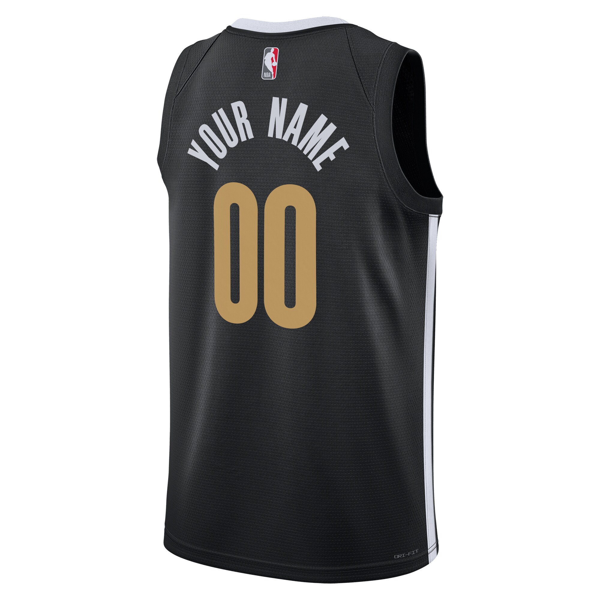 Memphis Grizzlies  Unisex 2023\/24 Custom Swingman Jersey - Black - City Edition