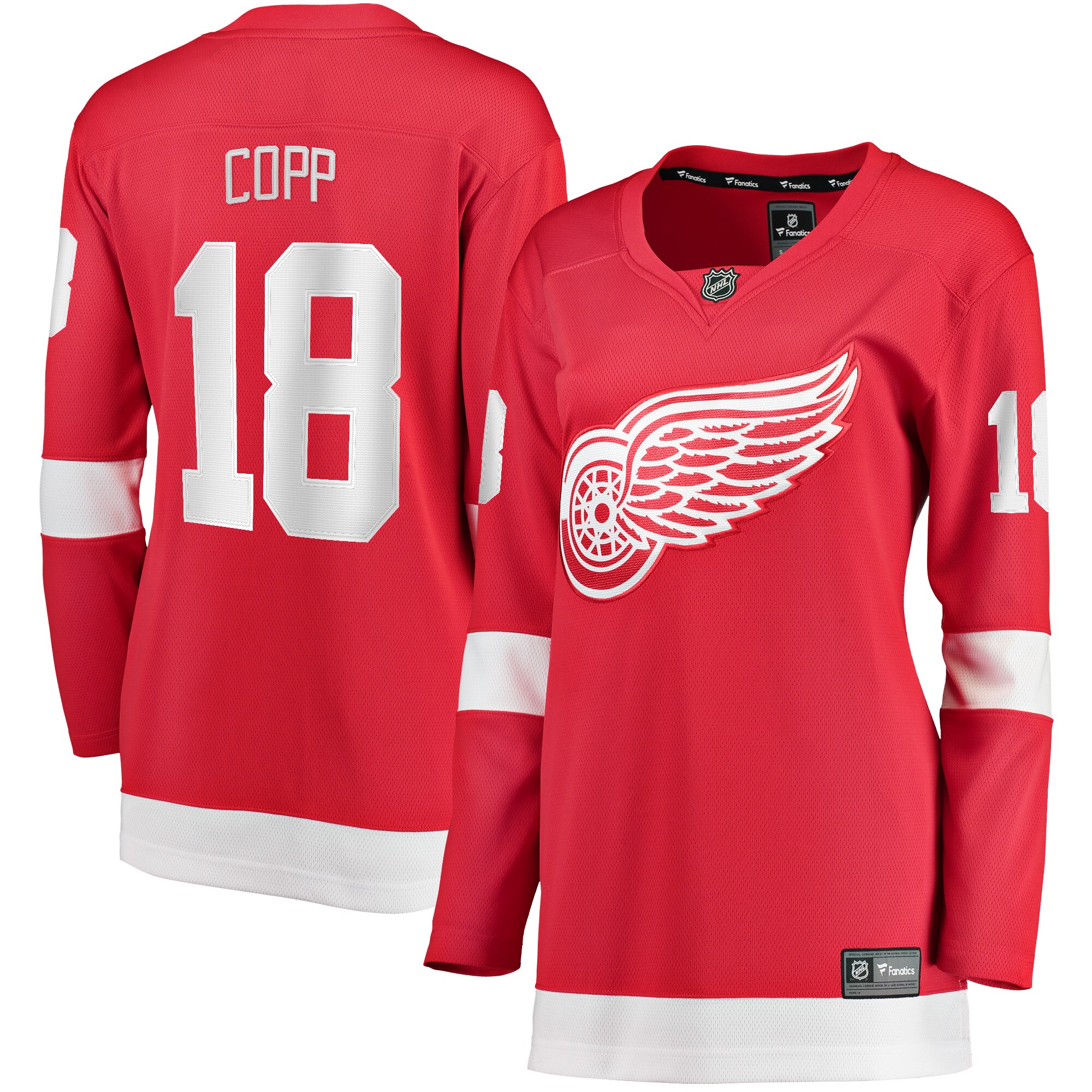 Andrew Copp Detroit Red Wings Fanatics Women's Home Breakaway Player Jersey - Red