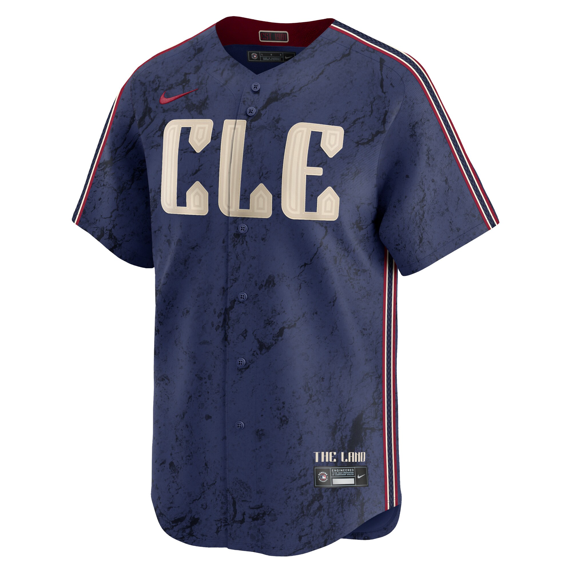 Jos\u00c3\u00a9 Ram\u00c3\u00adrez Cleveland Guardians  2024 City Connect Limited Jersey - Navy