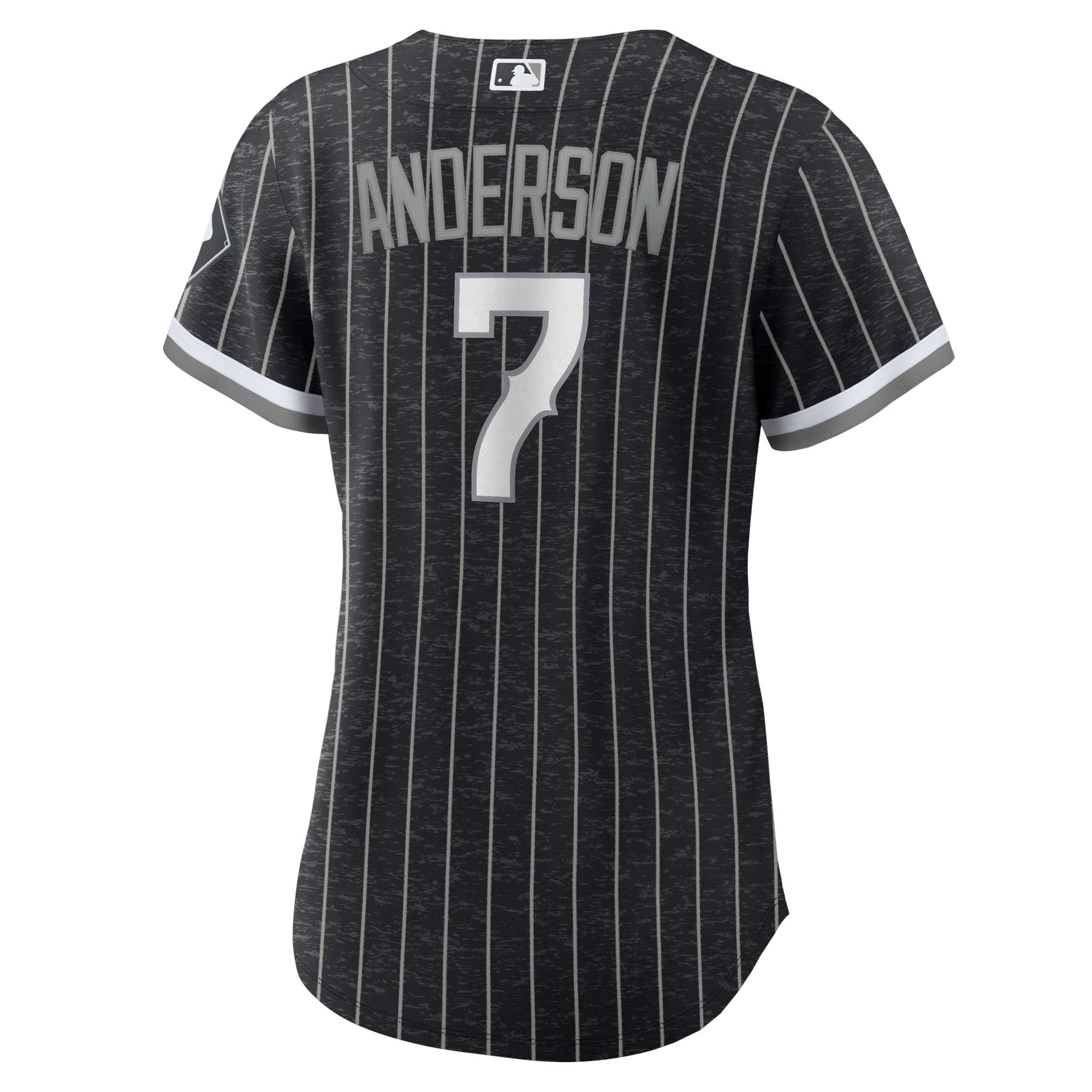Tim Anderson Chicago White Sox  Women's City Connect Replica Player Jersey - Black