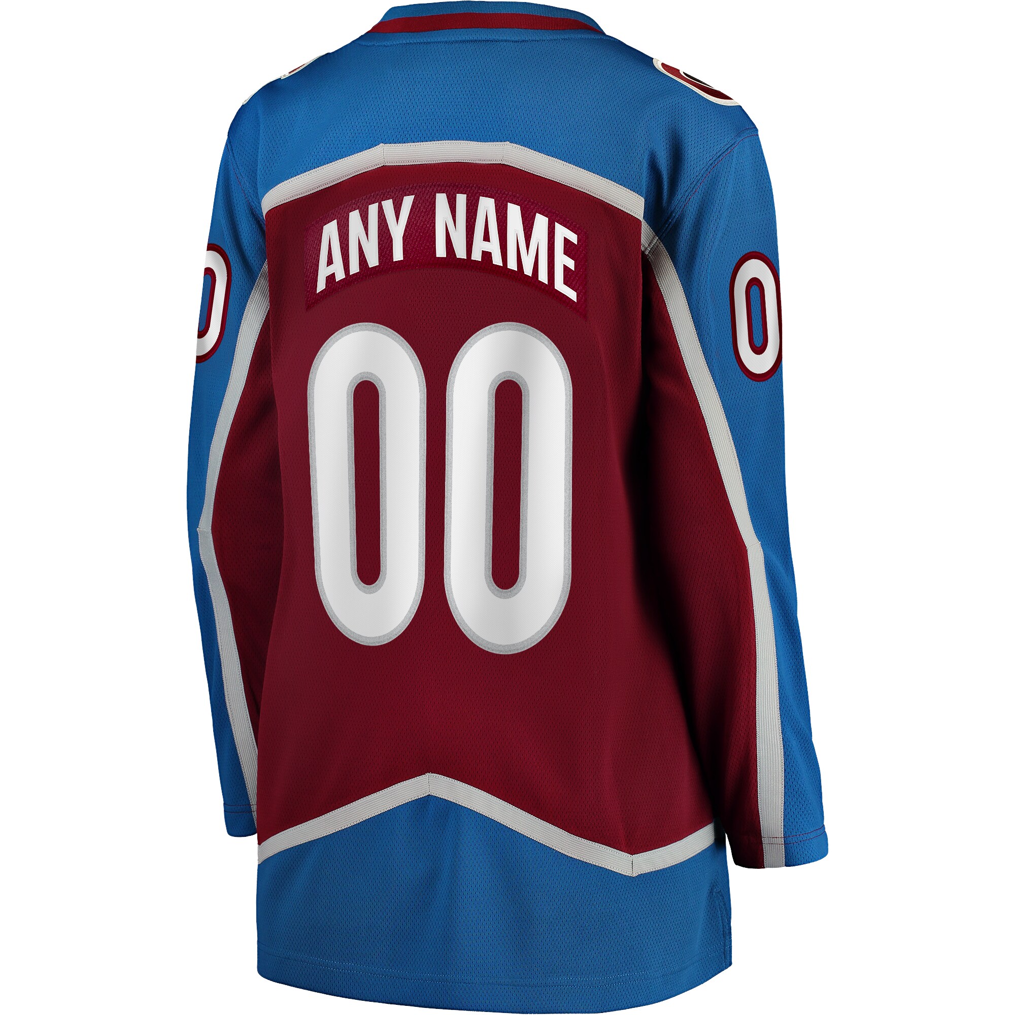 Colorado Avalanche Fanatics Women's Home 2022 Stanley Cup Champions Breakaway Custom Jersey - Burgundy