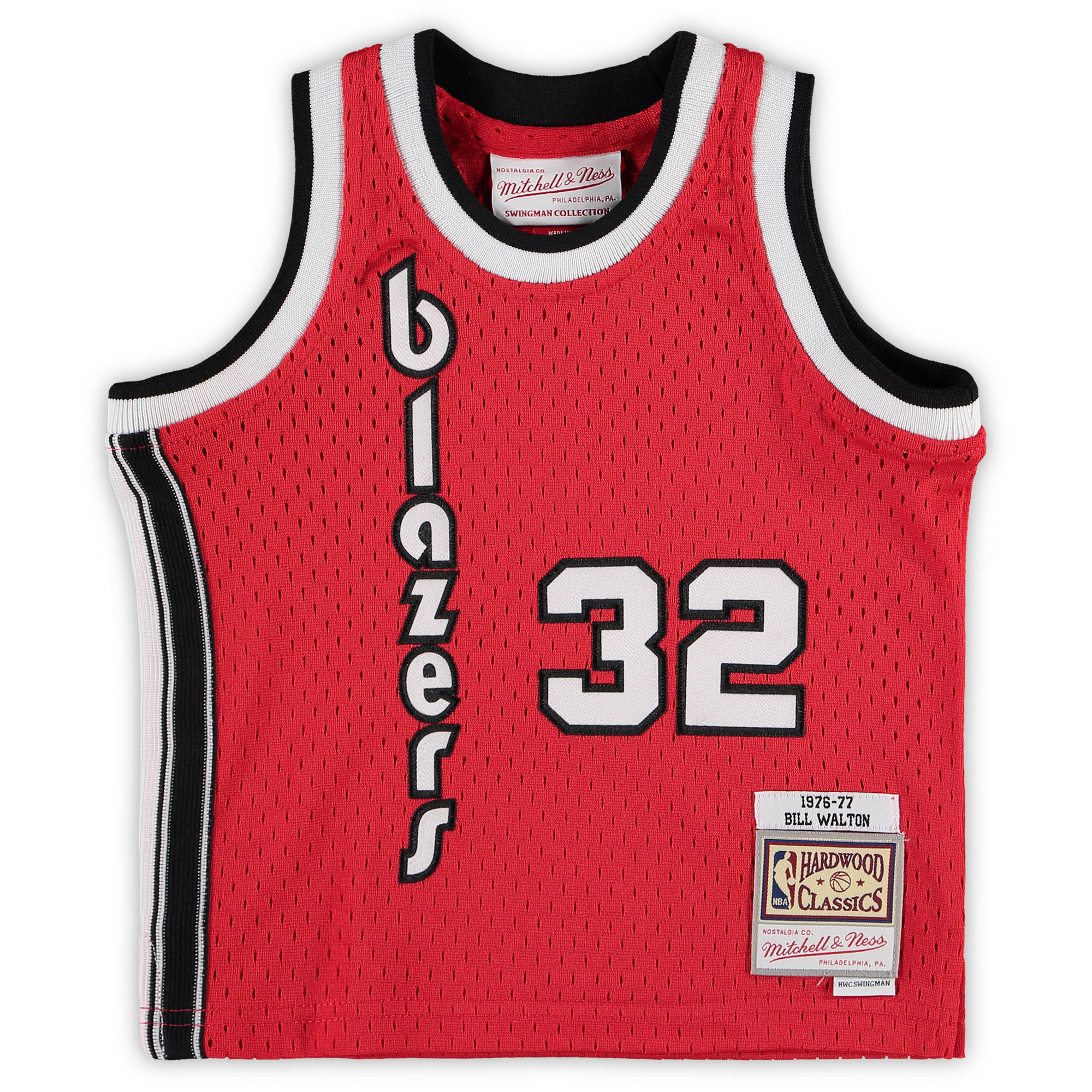 Bill Walton Portland Trail Blazers Mitchell & Ness Infant 1976\/77 Hardwood Classics Retired Player Jersey - Red