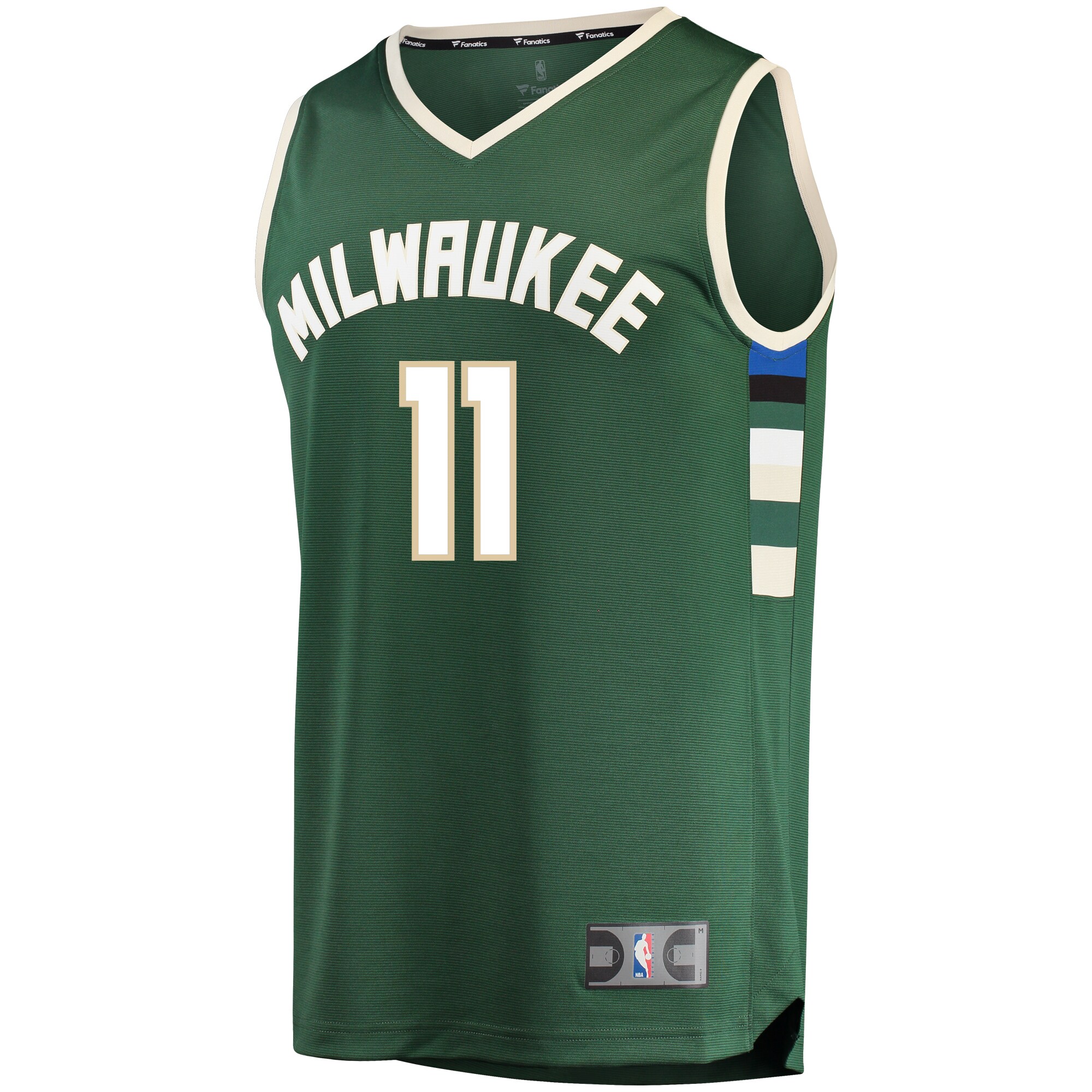 Brook Lopez Milwaukee Bucks Fanatics Fast Break Replica Player Jersey Green - Icon Edition