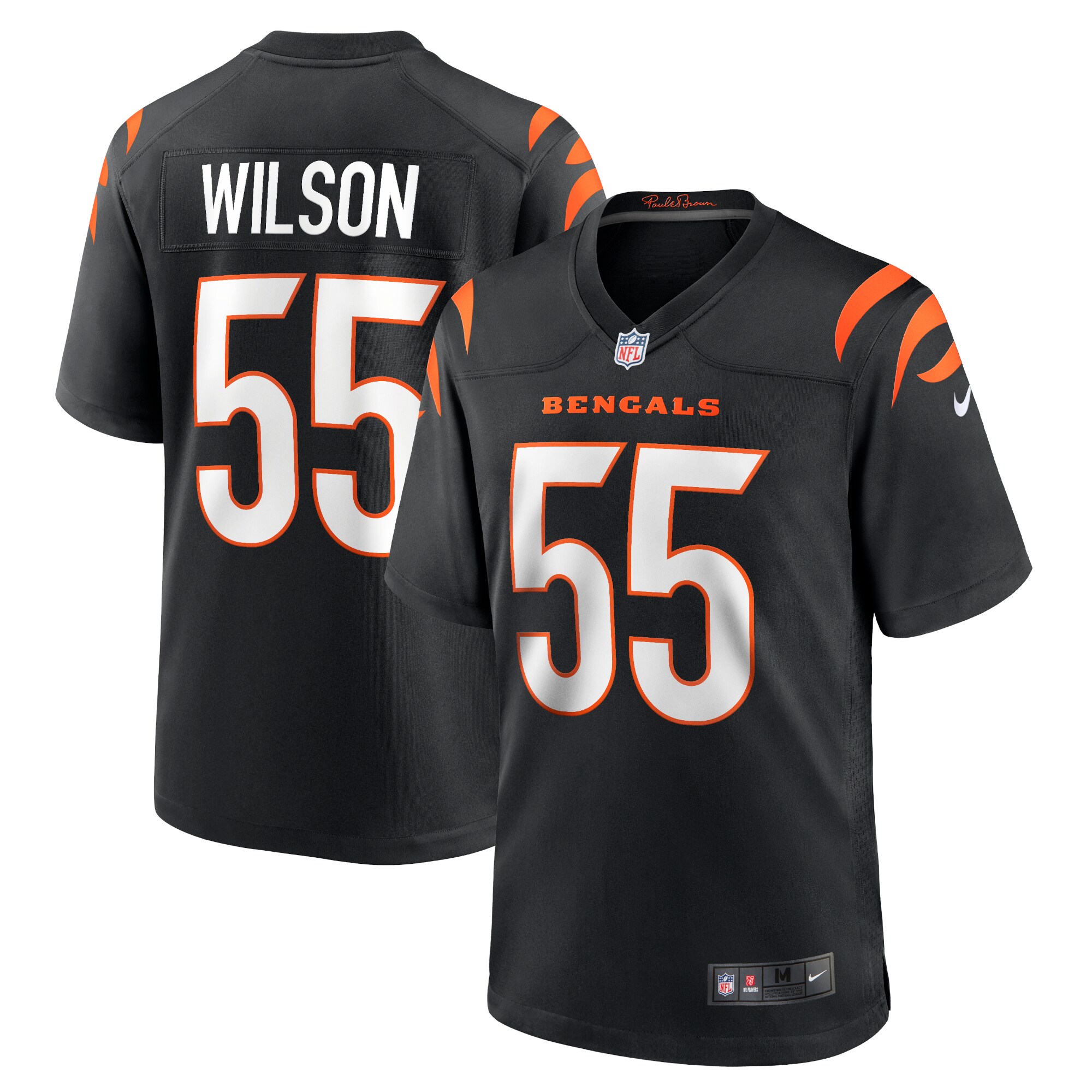 Logan Wilson Cincinnati Bengals  Game Jersey - Black