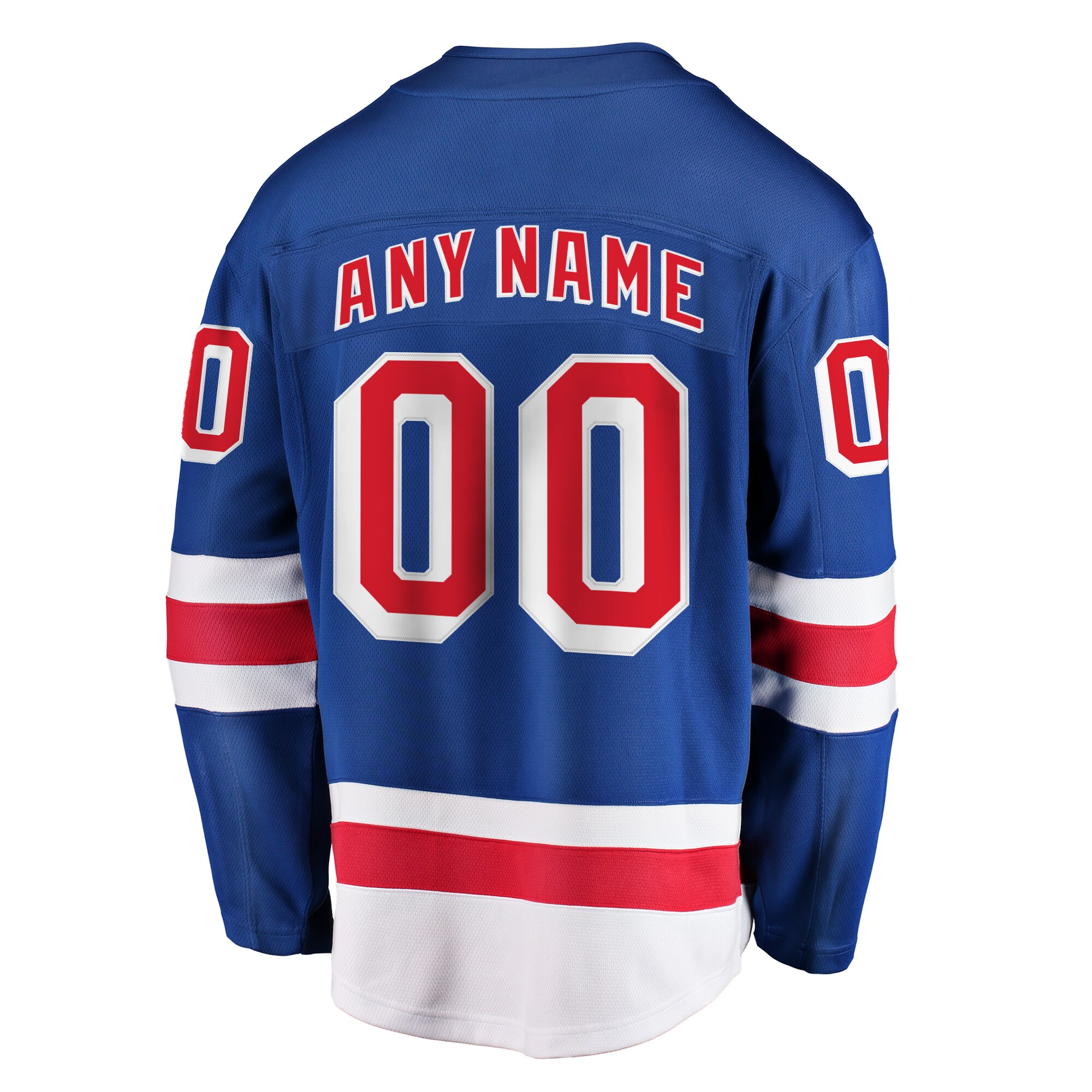New York Rangers Fanatics Home Breakaway Custom Jersey - Blue
