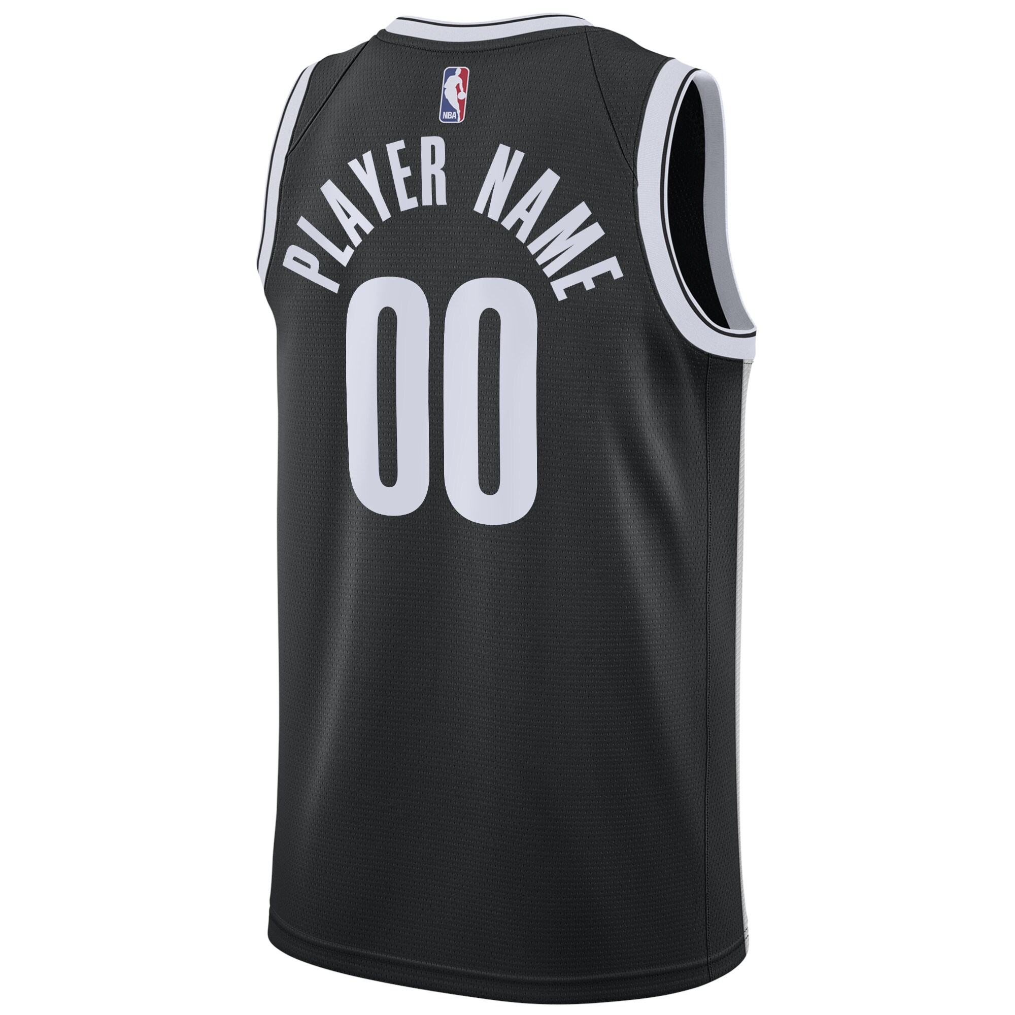 Brooklyn Nets  Swingman Custom Jersey Black - Icon Edition