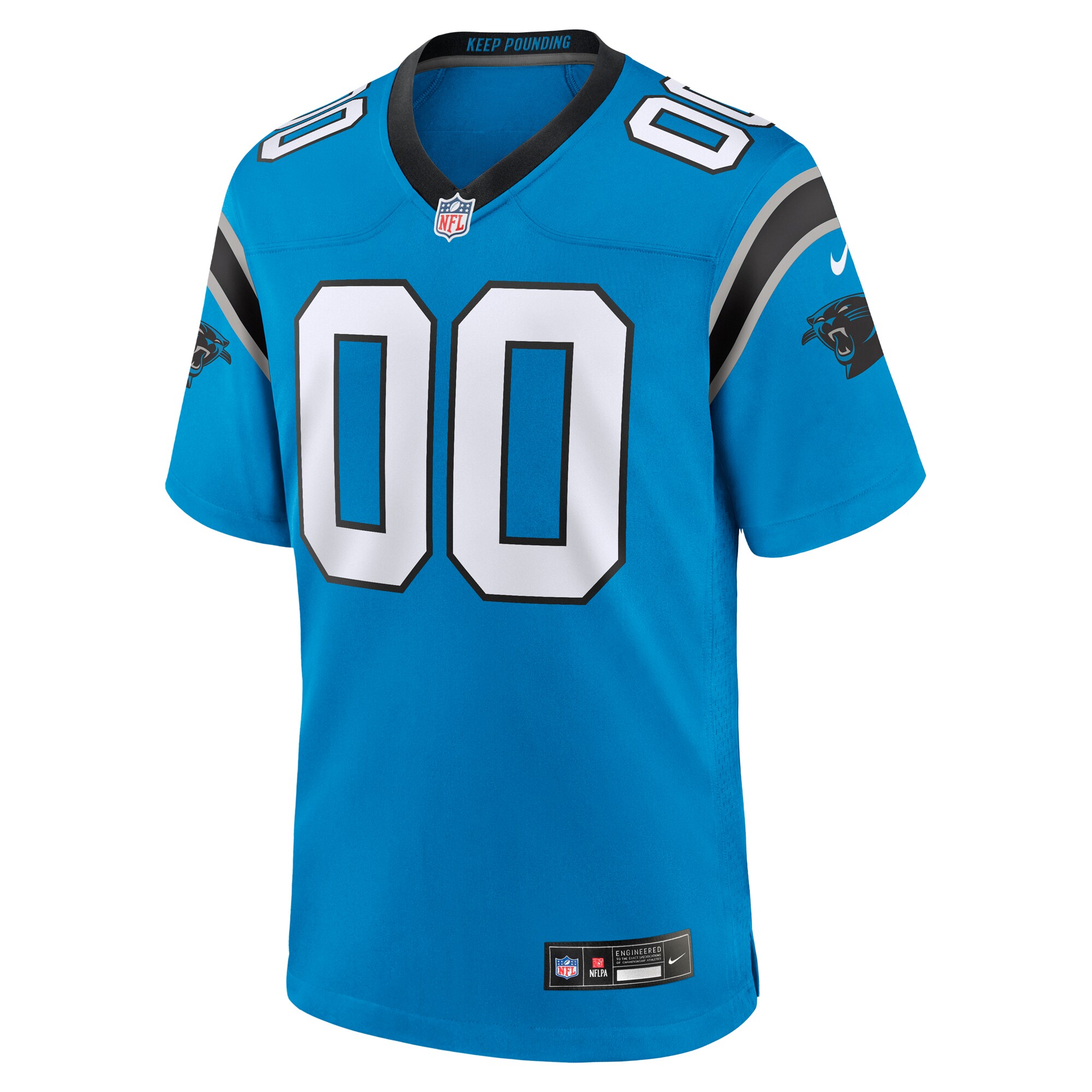Jonathon Brooks Carolina Panthers  2024 NFL Draft Alternate Game Player Jersey - Blue