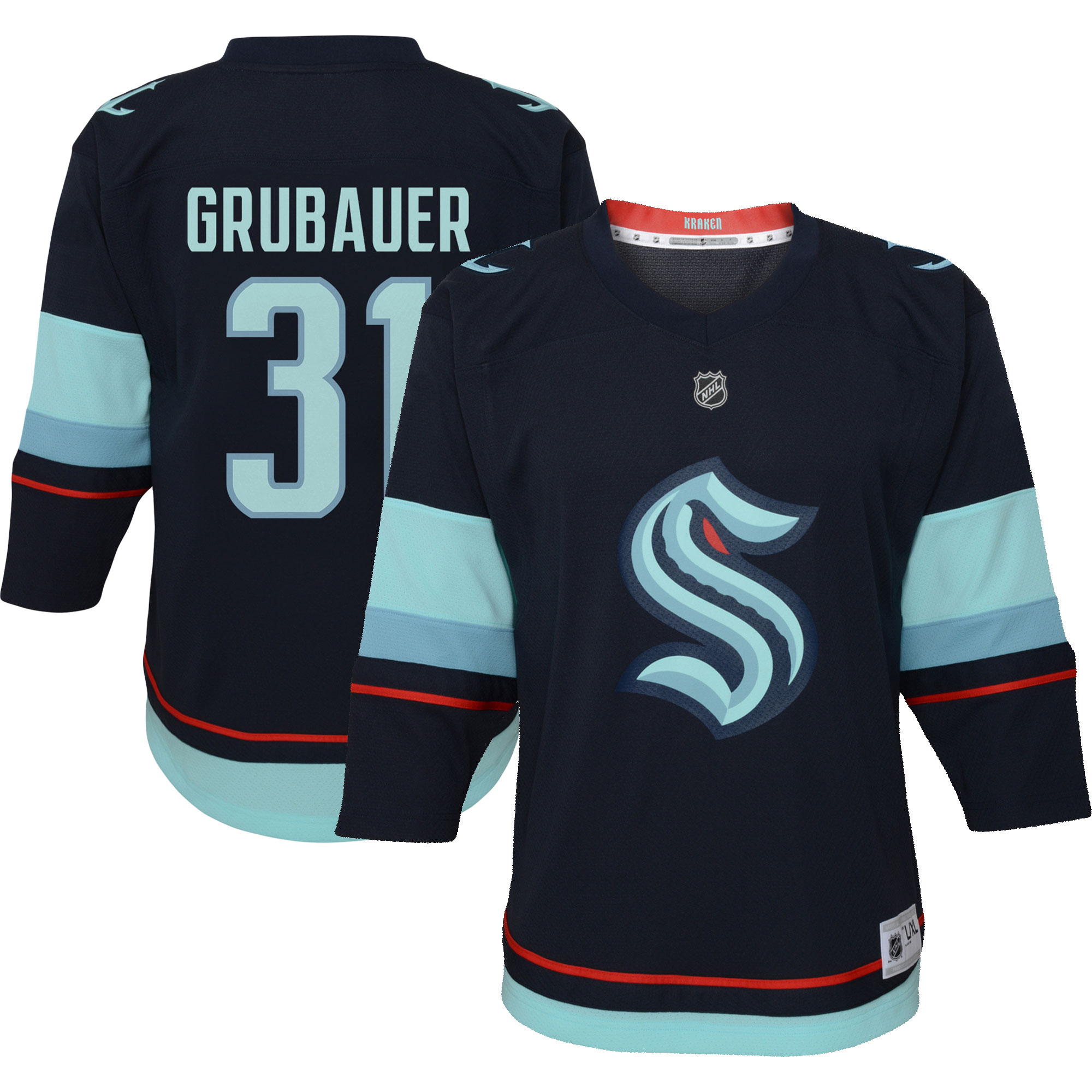 Philipp Grubauer  Infant Home Replica Player Jersey - Deep Sea Blue