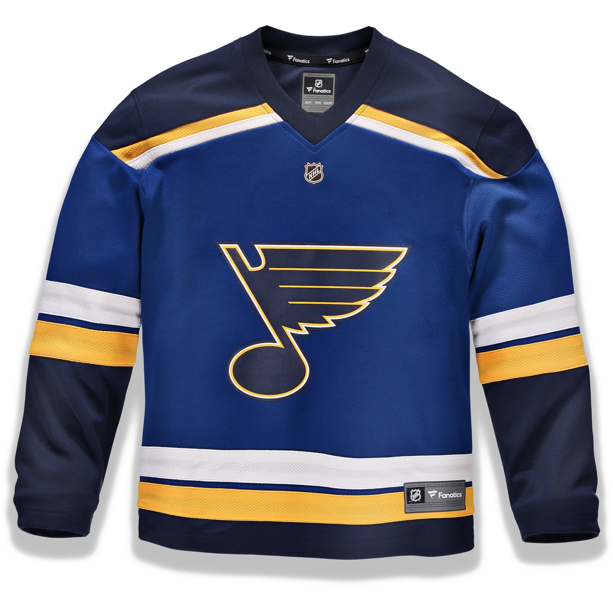 St. Louis Blues Fanatics Youth Home Replica Blank Jersey - Blue