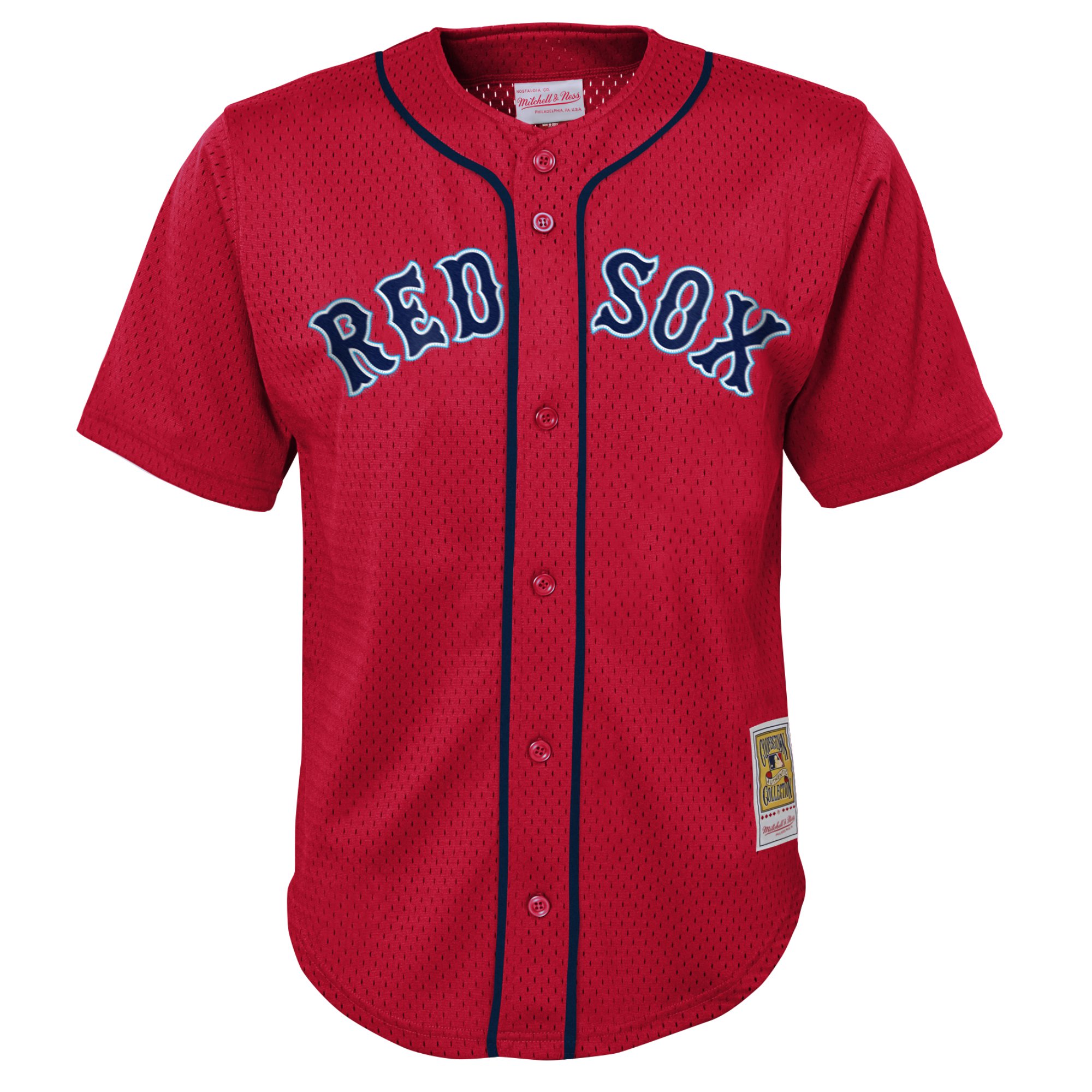 David Ortiz Boston Red Sox Mitchell & Ness Preschool Cooperstown Collection\u00c2\u00a0Mesh Batting Practice Jersey - Red