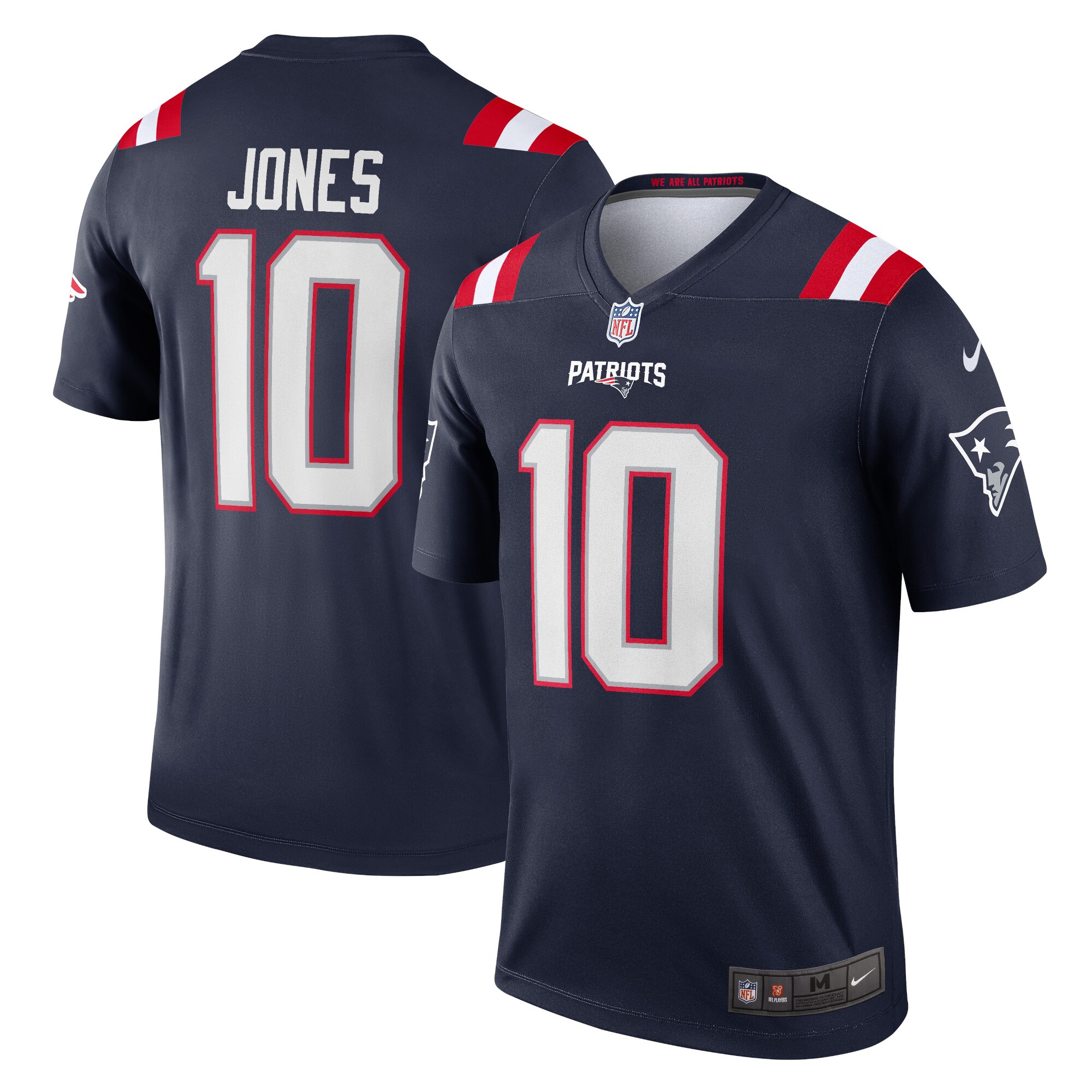 Mac Jones New England Patriots  Legend Jersey - Navy
