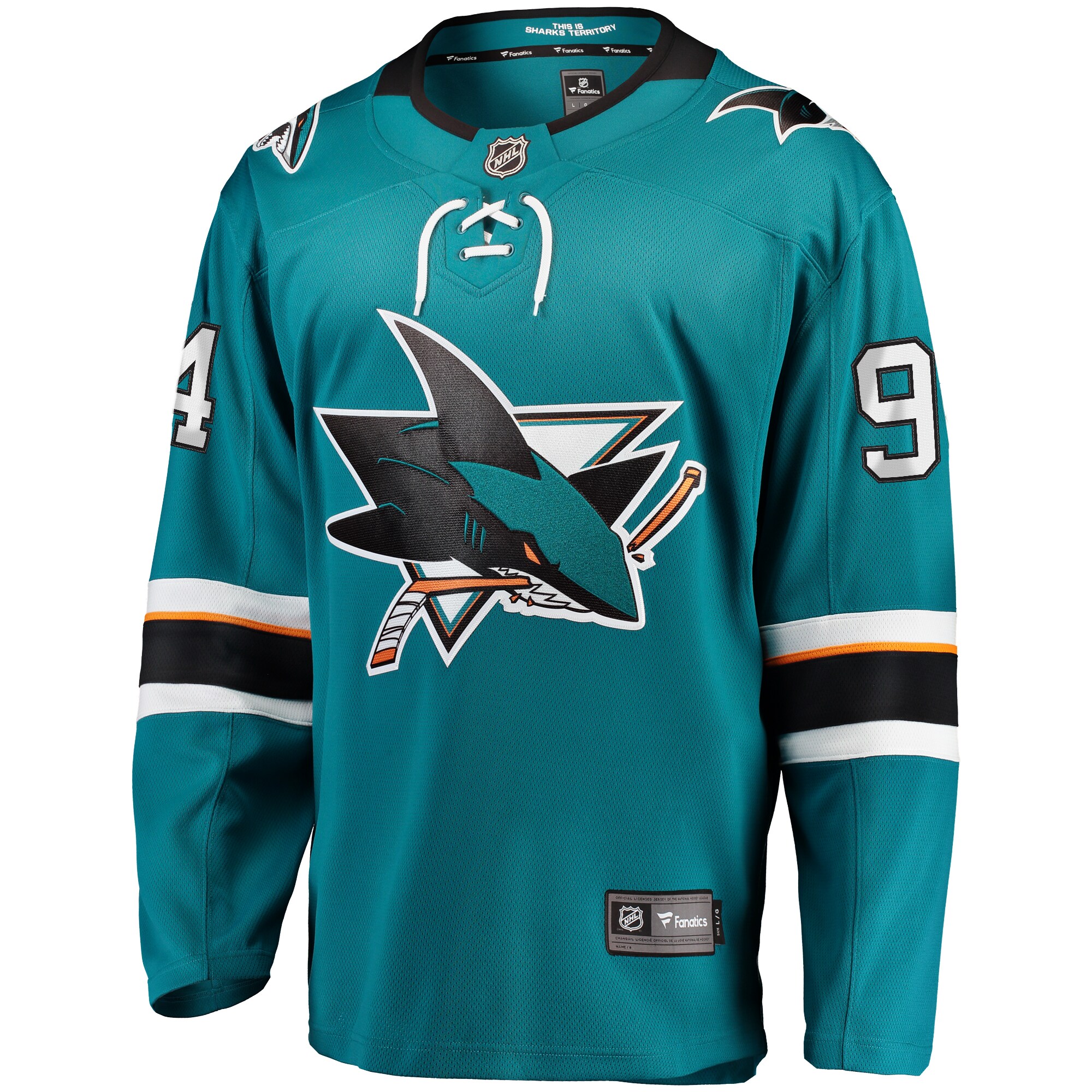 Alexander Barabanov San Jose Sharks Fanatics Home Breakaway Jersey - Teal