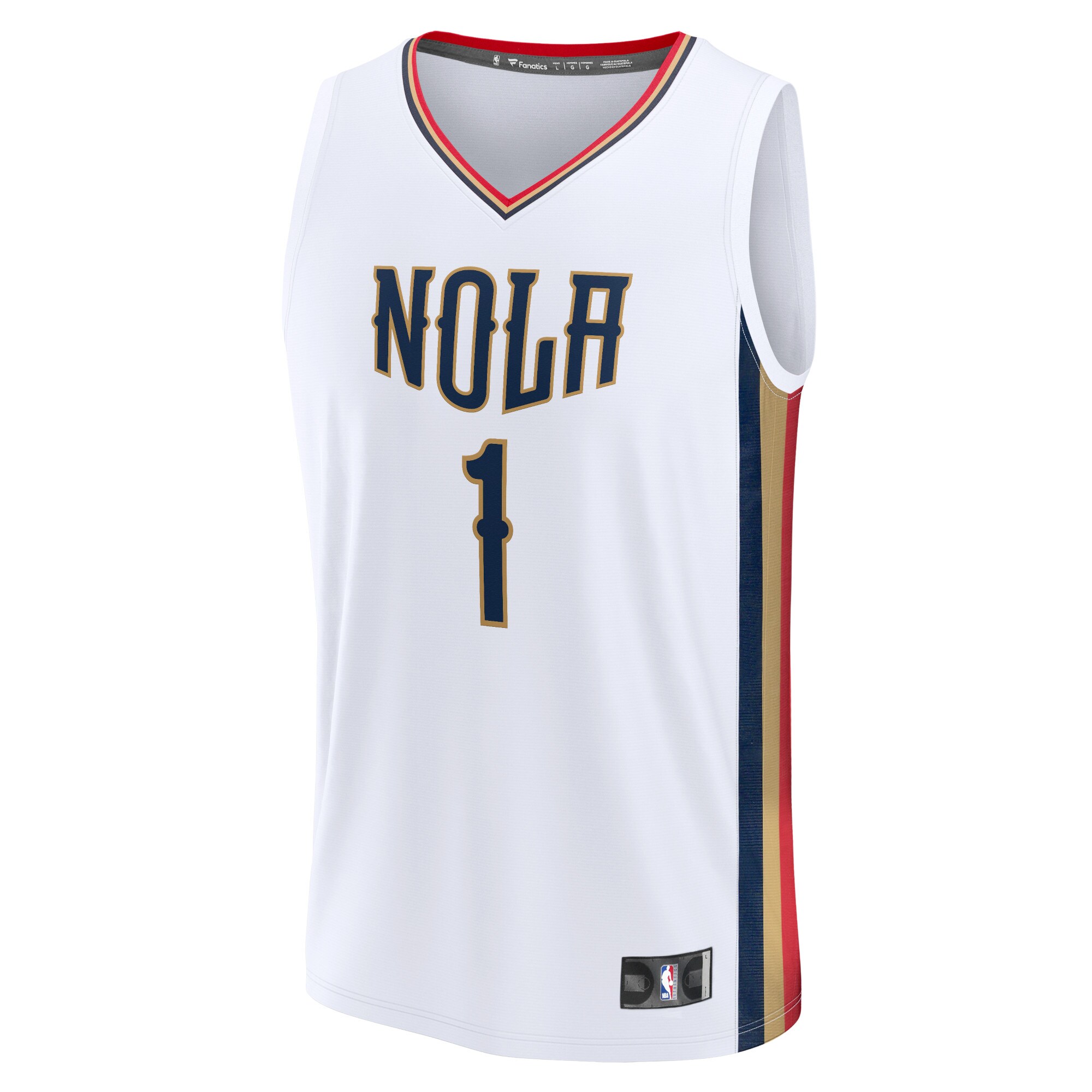Zion Williamson New Orleans Pelicans Fanatics Fast Break Replica Jersey - City Edition - White