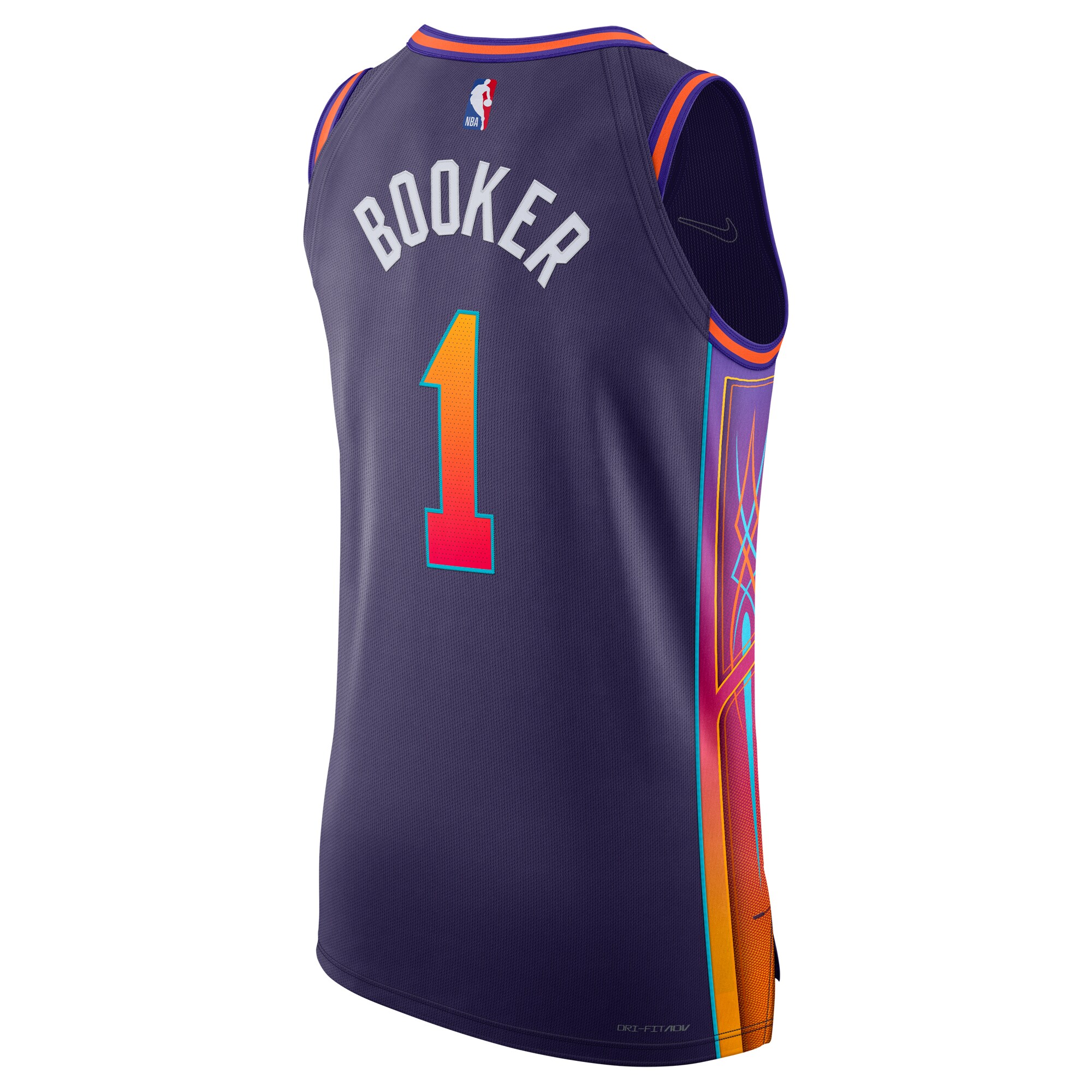Devin Booker Phoenix Suns  Authentic Jersey - City Edition - Purple
