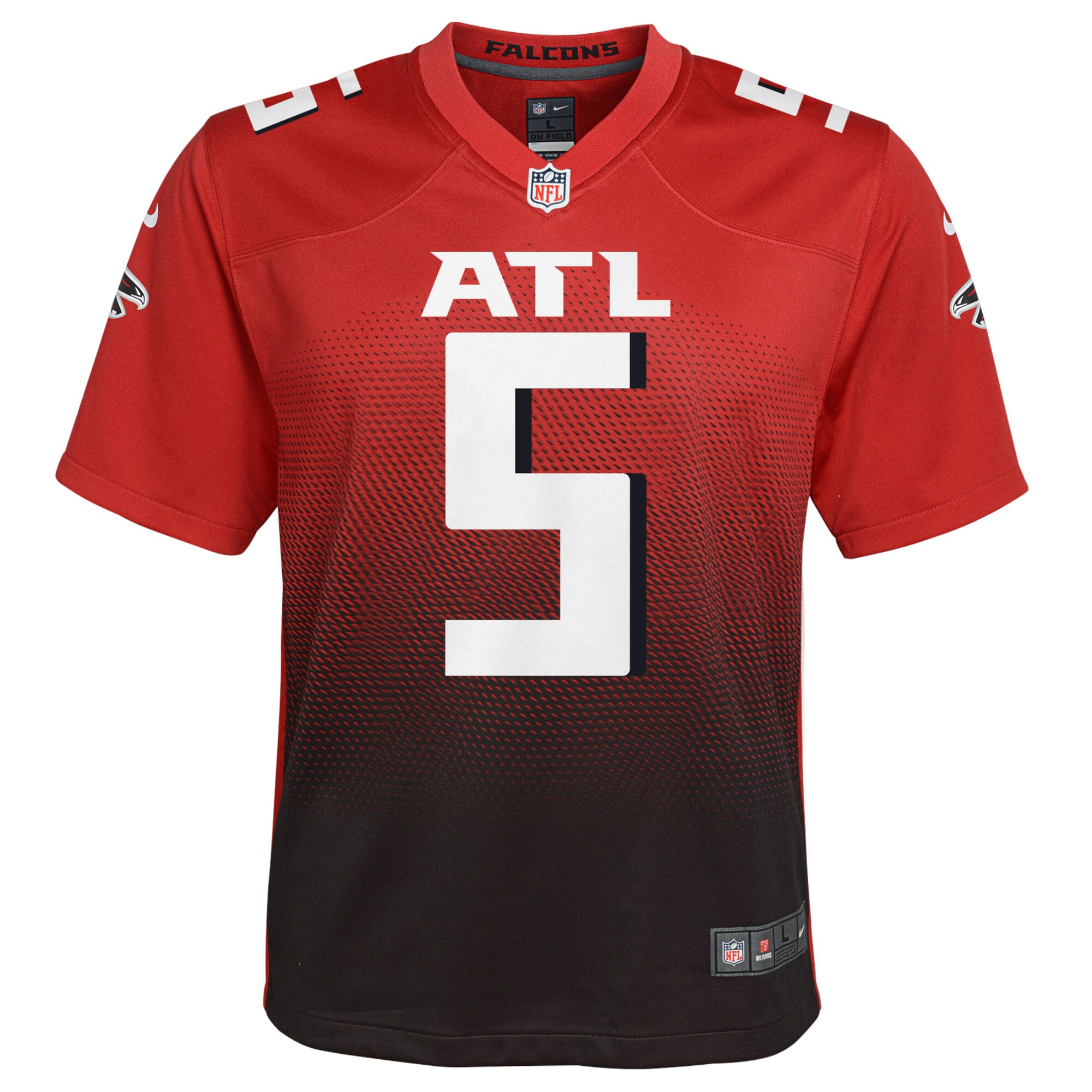 Drake London Atlanta Falcons  Youth Game Jersey - Red
