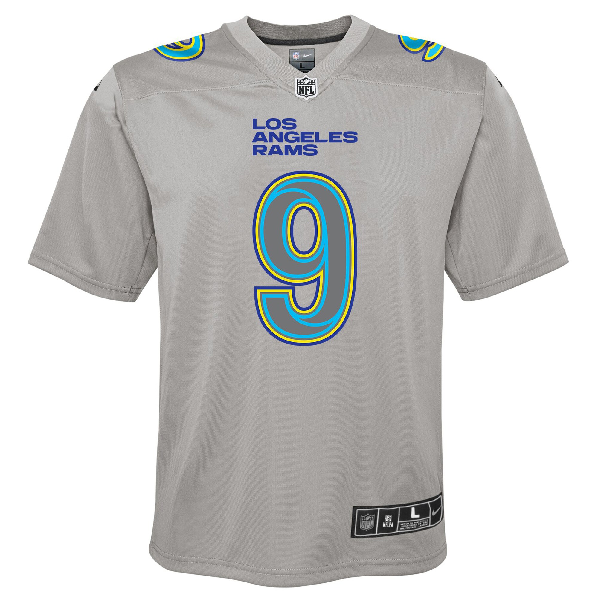 Matthew Stafford Los Angeles Rams  Youth Atmosphere Game Jersey - Gray