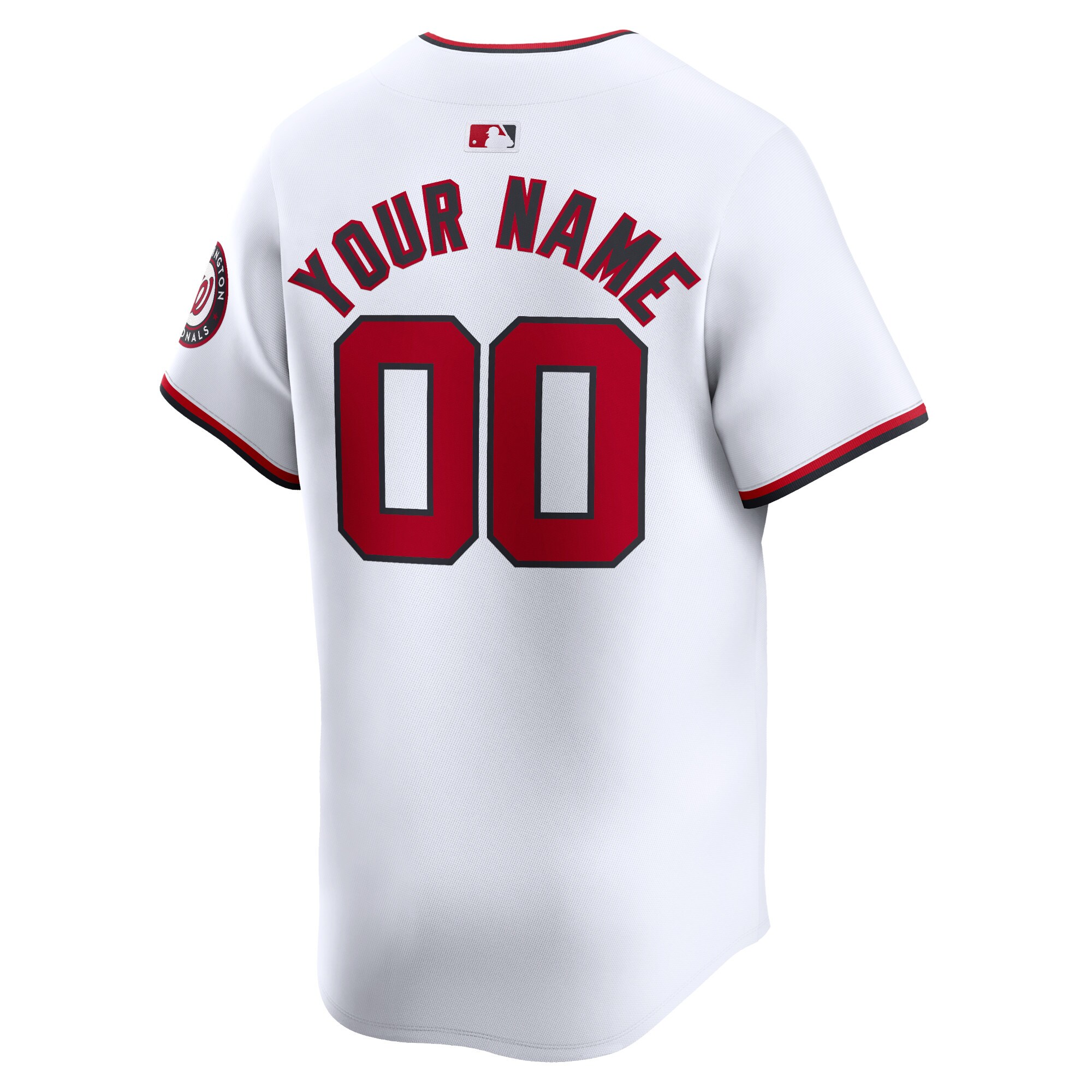 Washington Nationals  Youth Home Limited Custom Jersey - White