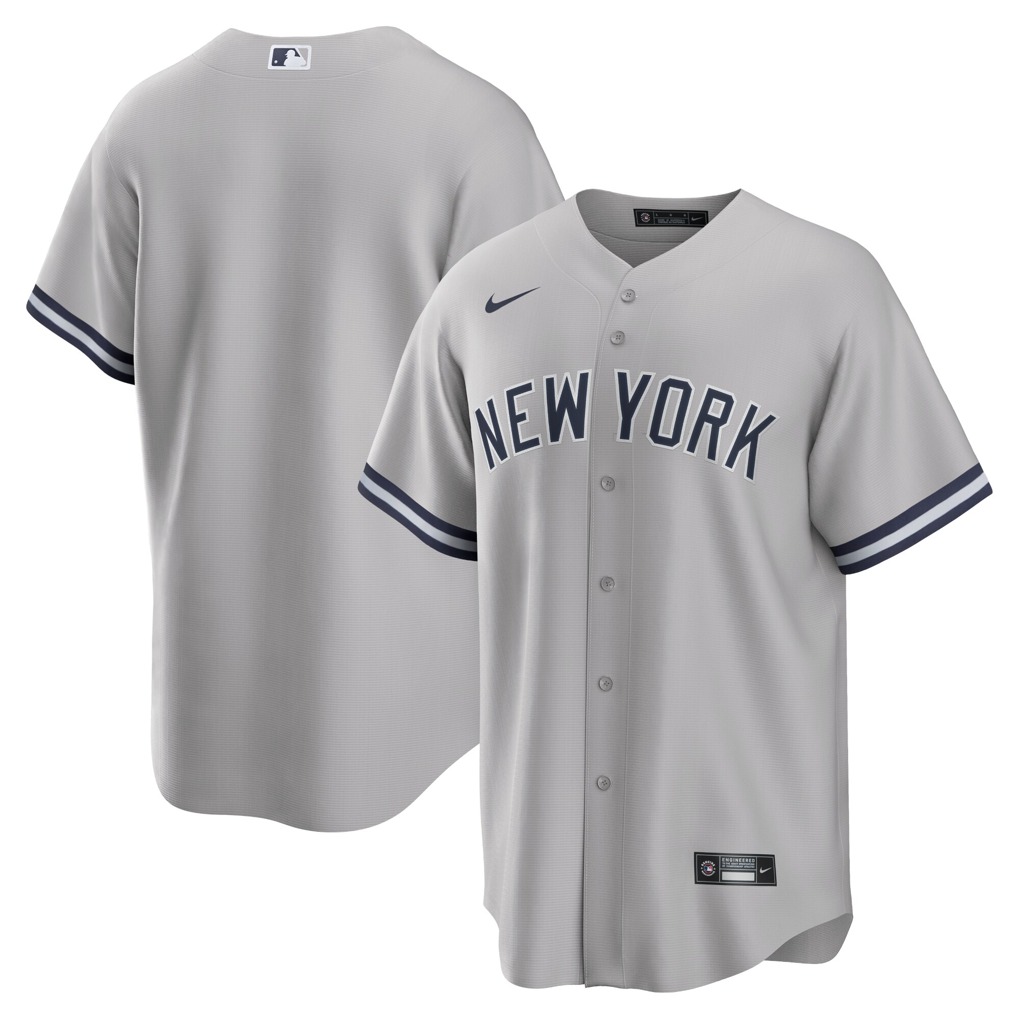 New York Yankees  Road Replica Team Jersey - Gray