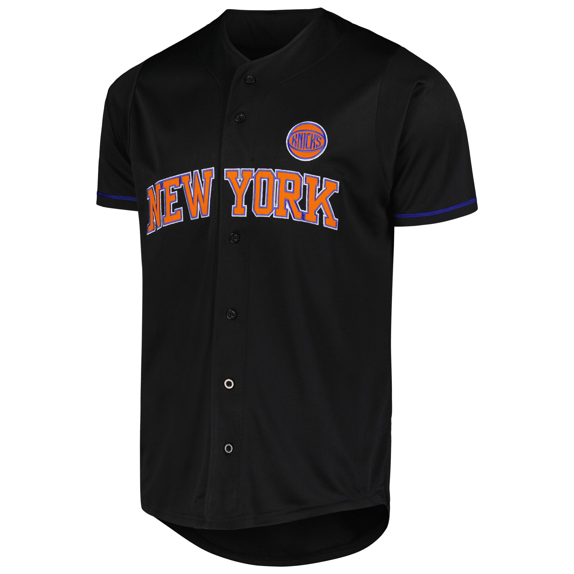 New York Knicks Fanatics Pop Baseball Jersey - Black