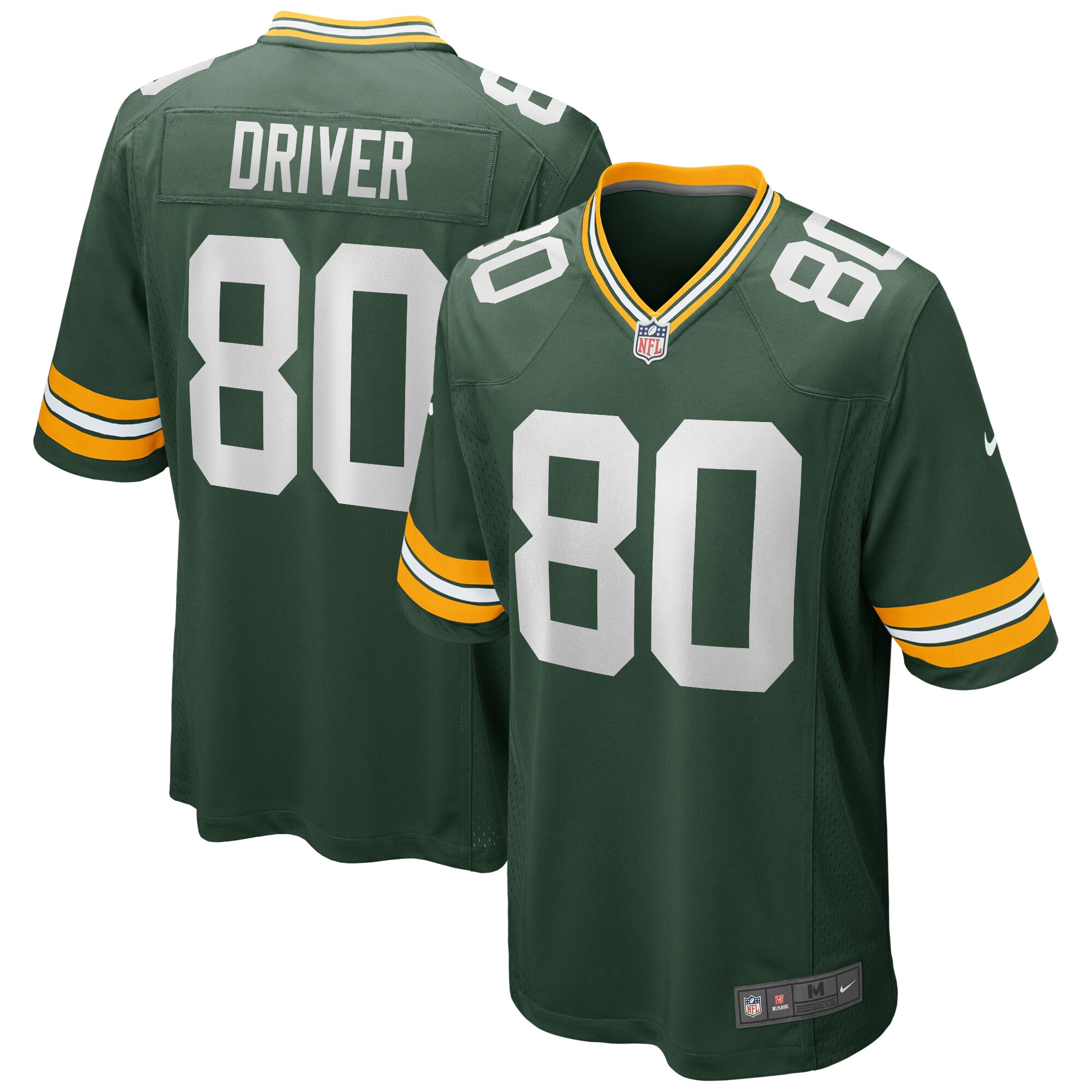 Donald Driver Green Bay Packers  Game Retired Player Jersey - Green