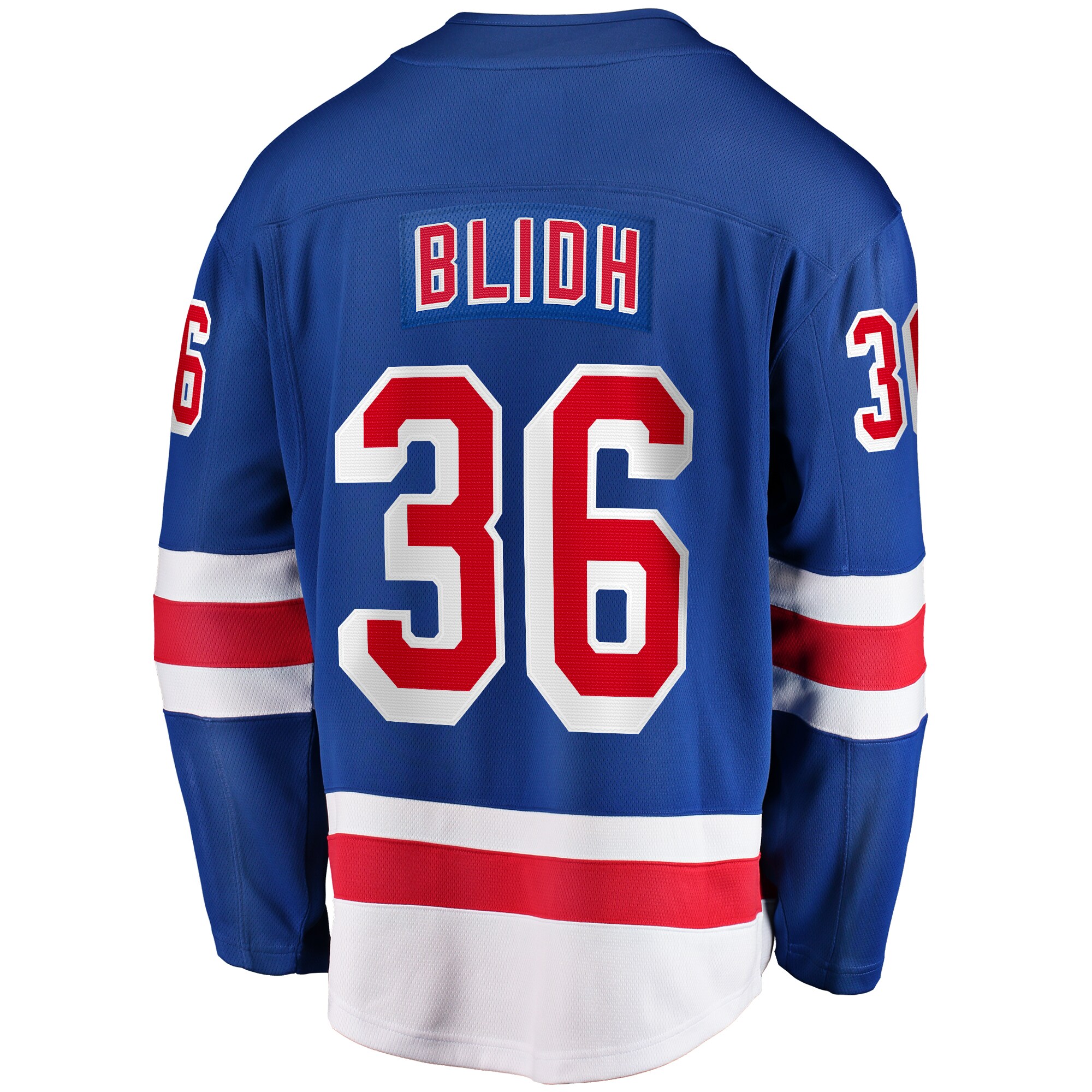 Anton Blidh New York Rangers Fanatics Home Breakaway Jersey Blue