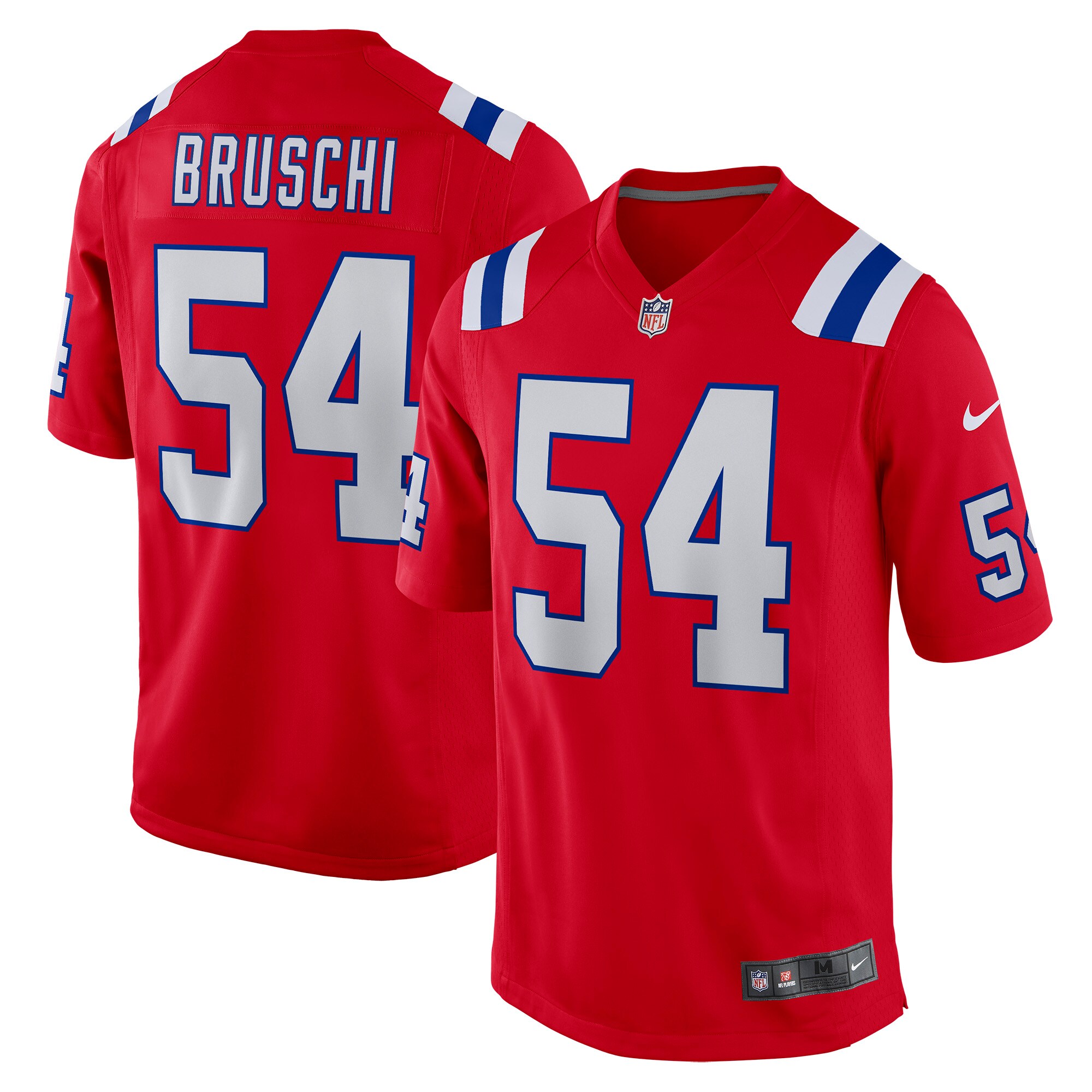 Tedy Bruschi New England Patriots  Retired Player Alternate Game Jersey - Red