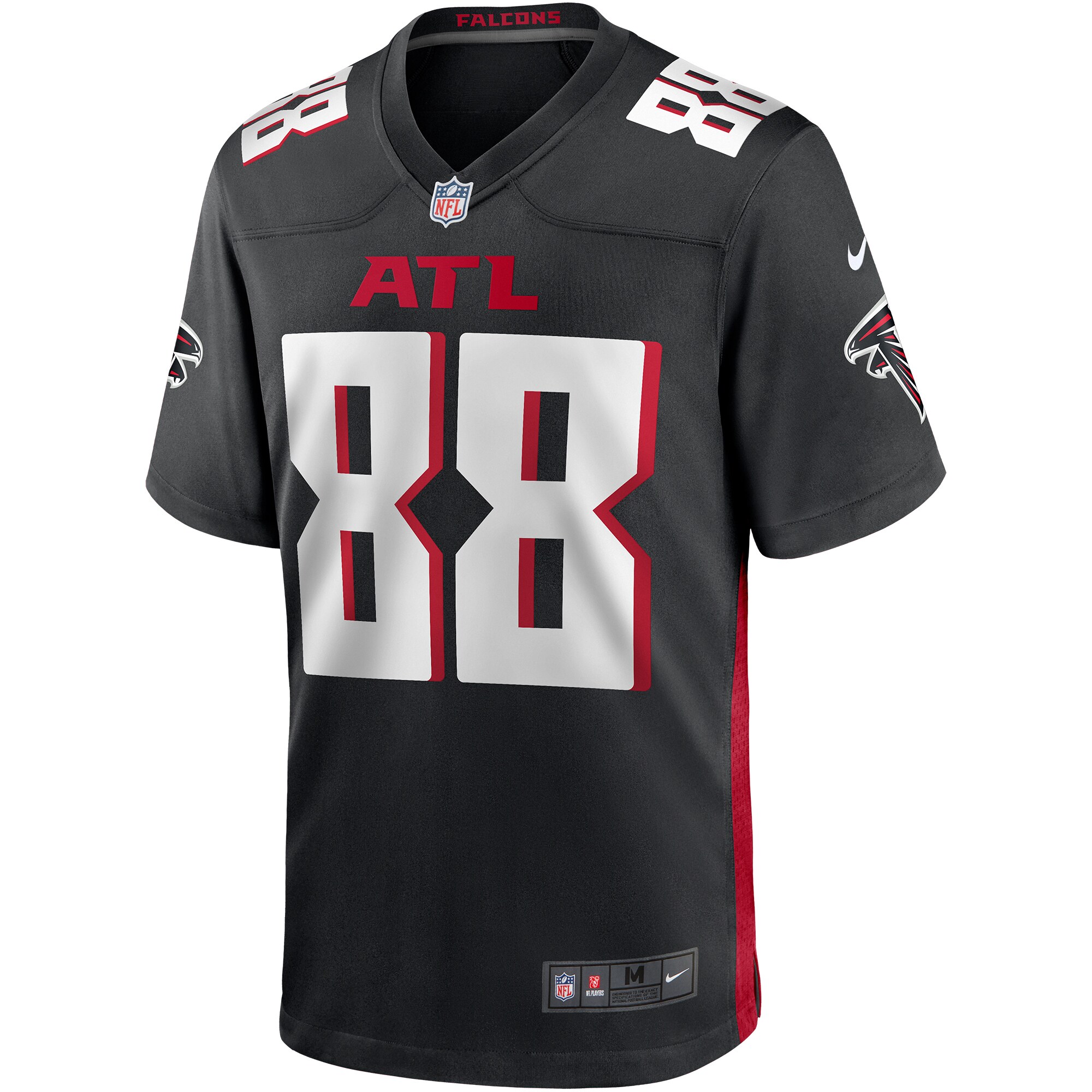 Tony Gonzalez Atlanta Falcons  Game Retired Player Jersey - Black