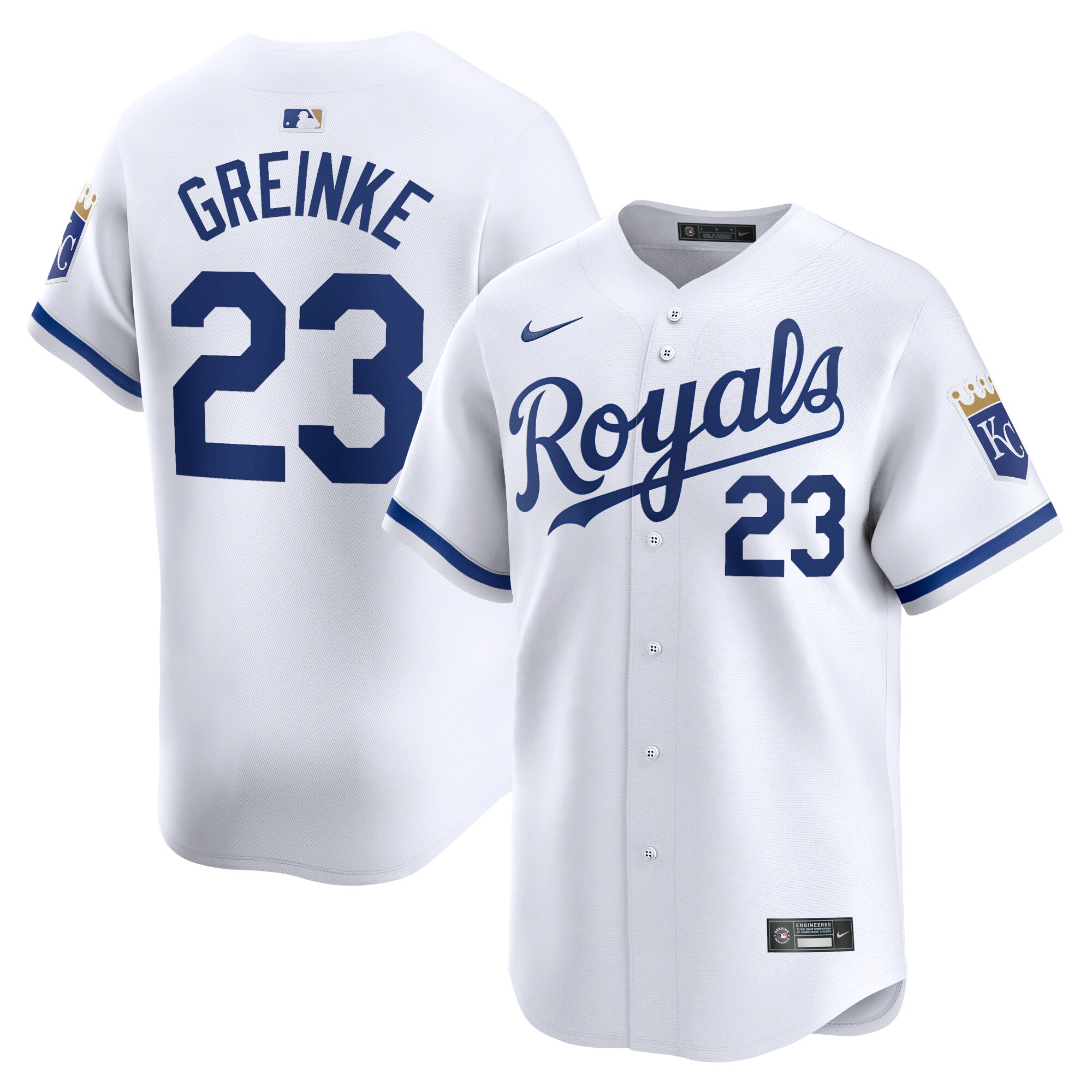 Zack Greinke Kansas City Royals  Home Limited Player Jersey - White