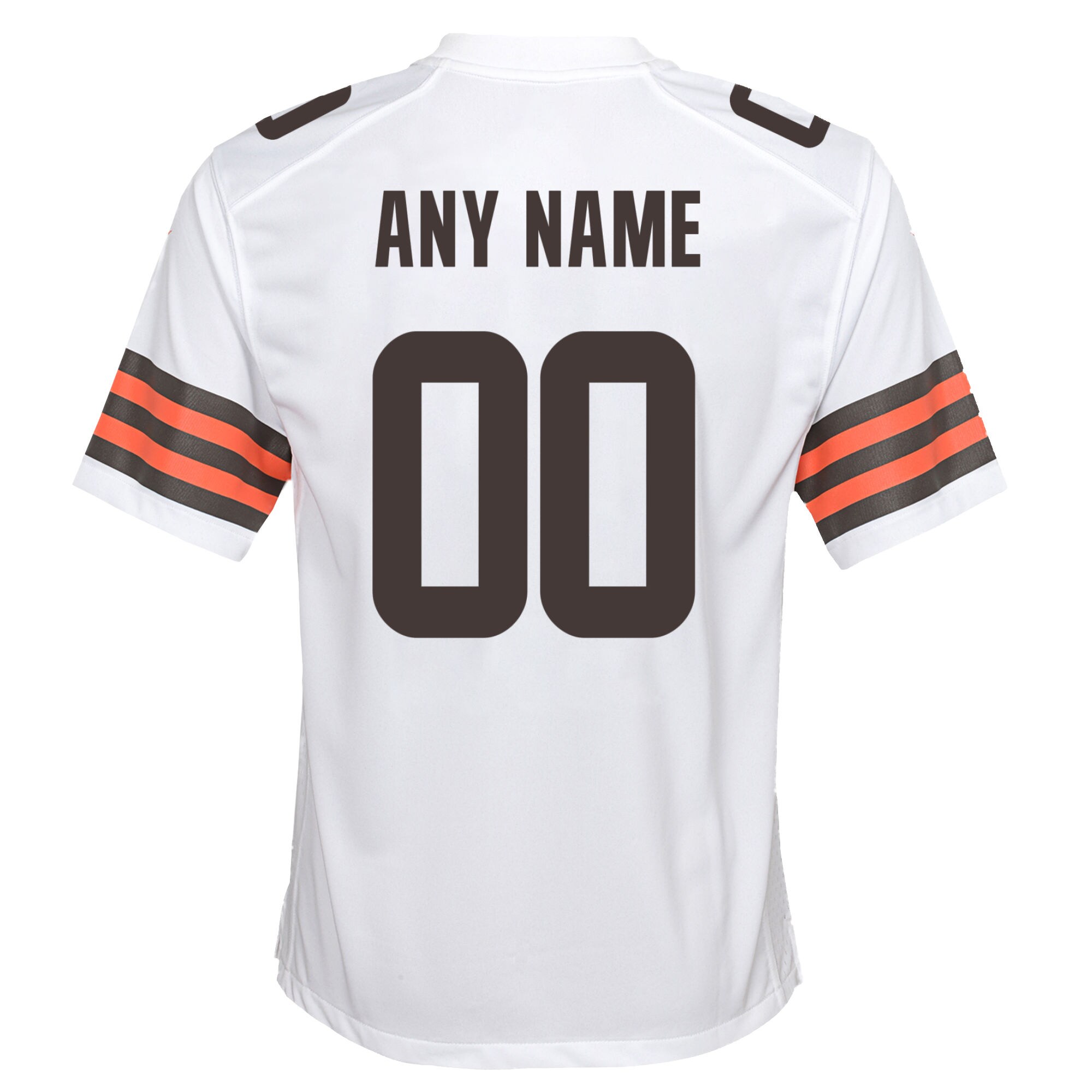 Cleveland Browns Youth Custom Game Jersey - White